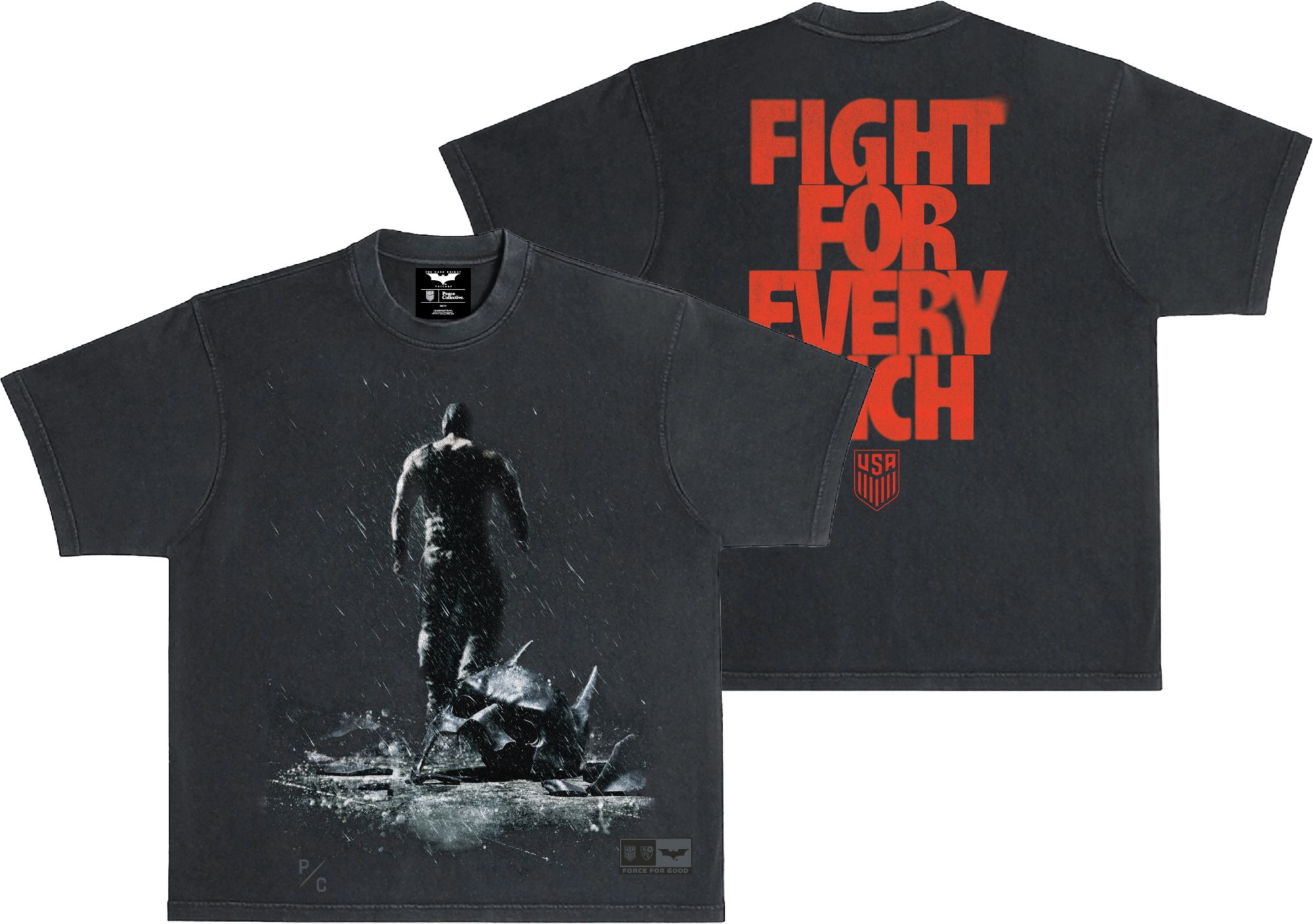 Peace Collective Adult U.S. Soccer | DC Worlds Collide Bane Fight T-Shirt