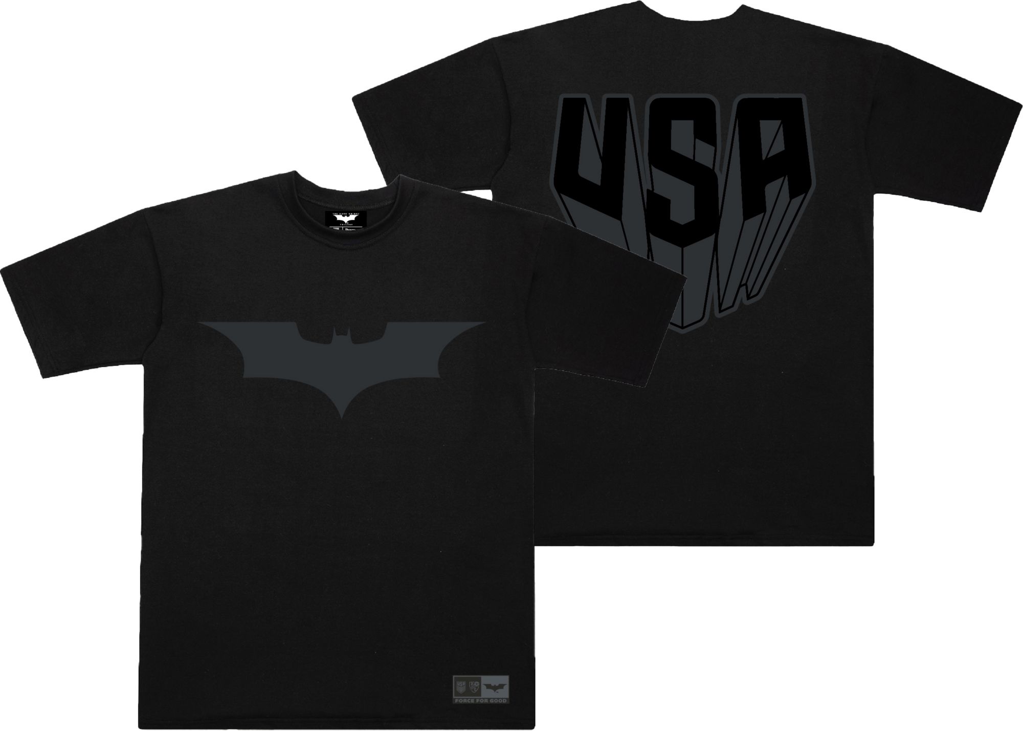 Peace Collective Adult U.S. Soccer | DC Worlds Collide Batman Force For Good T-Shirt
