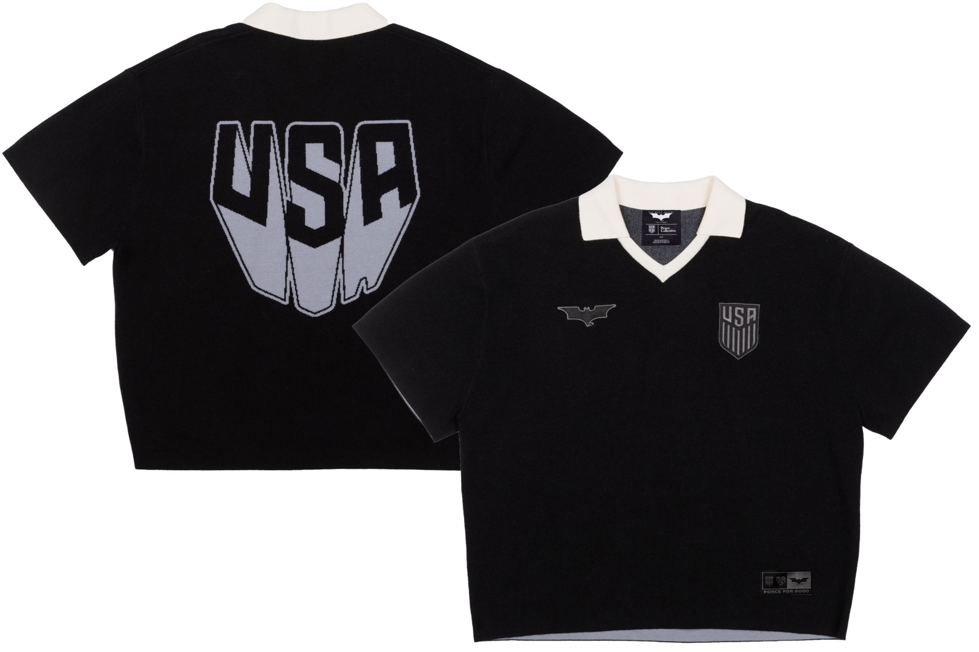 Peace Collective Adult U.S. Soccer | DC Worlds Collide Batman Knit Uniform