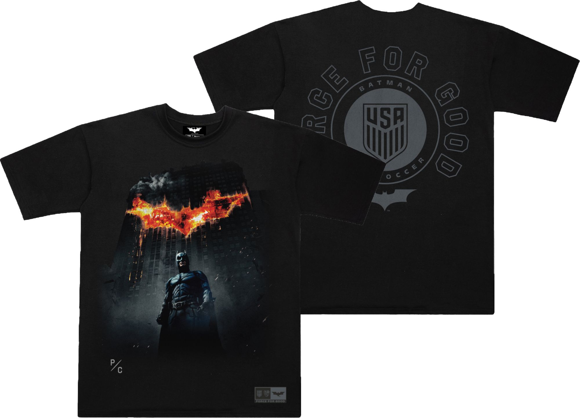 Peace Collective Adult U.S. Soccer | DC Worlds Collide Batman City T-Shirt