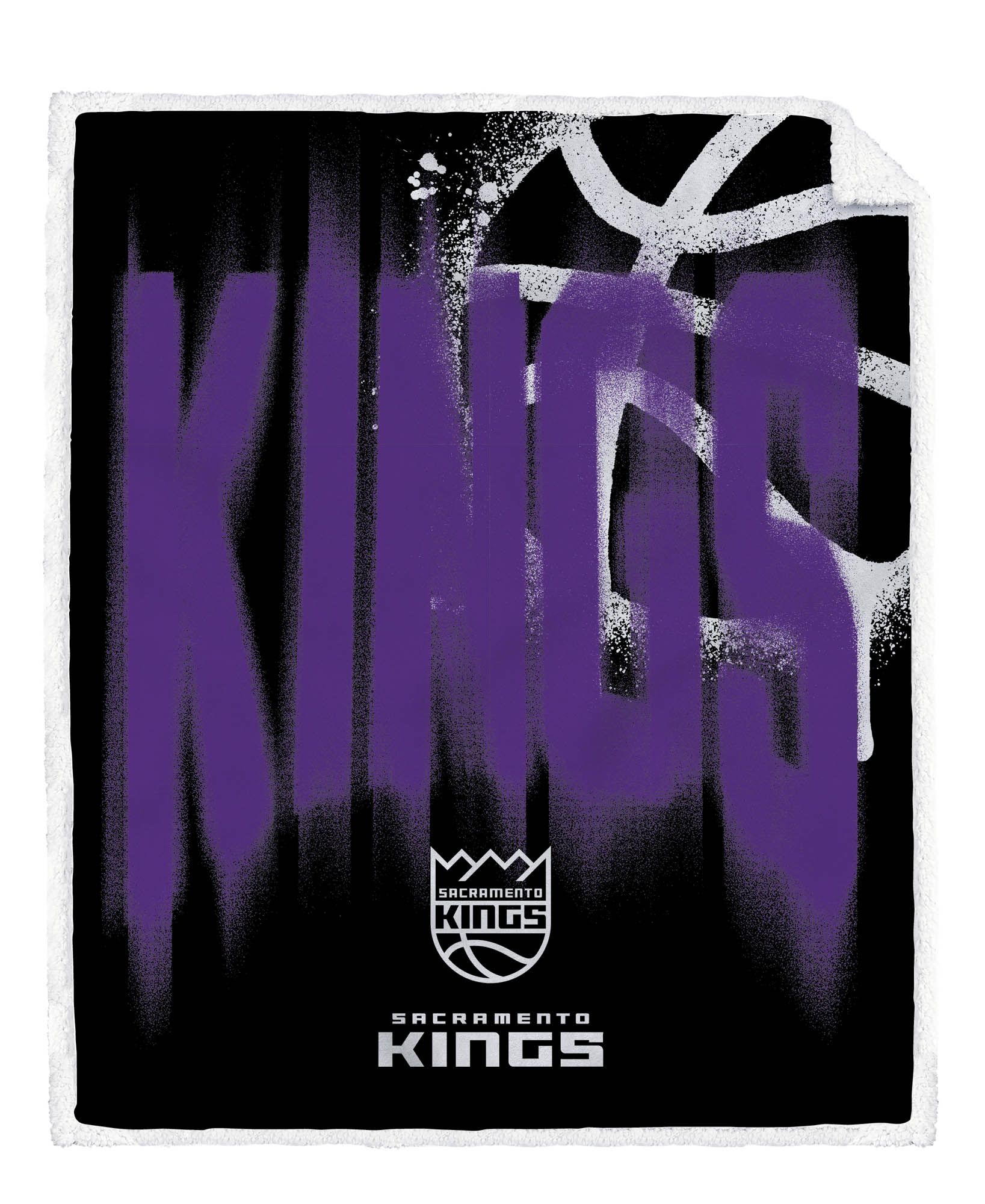 Pegasus Sports Adult Sacramento Kings Worn With Obsession End Of An Era Blanket