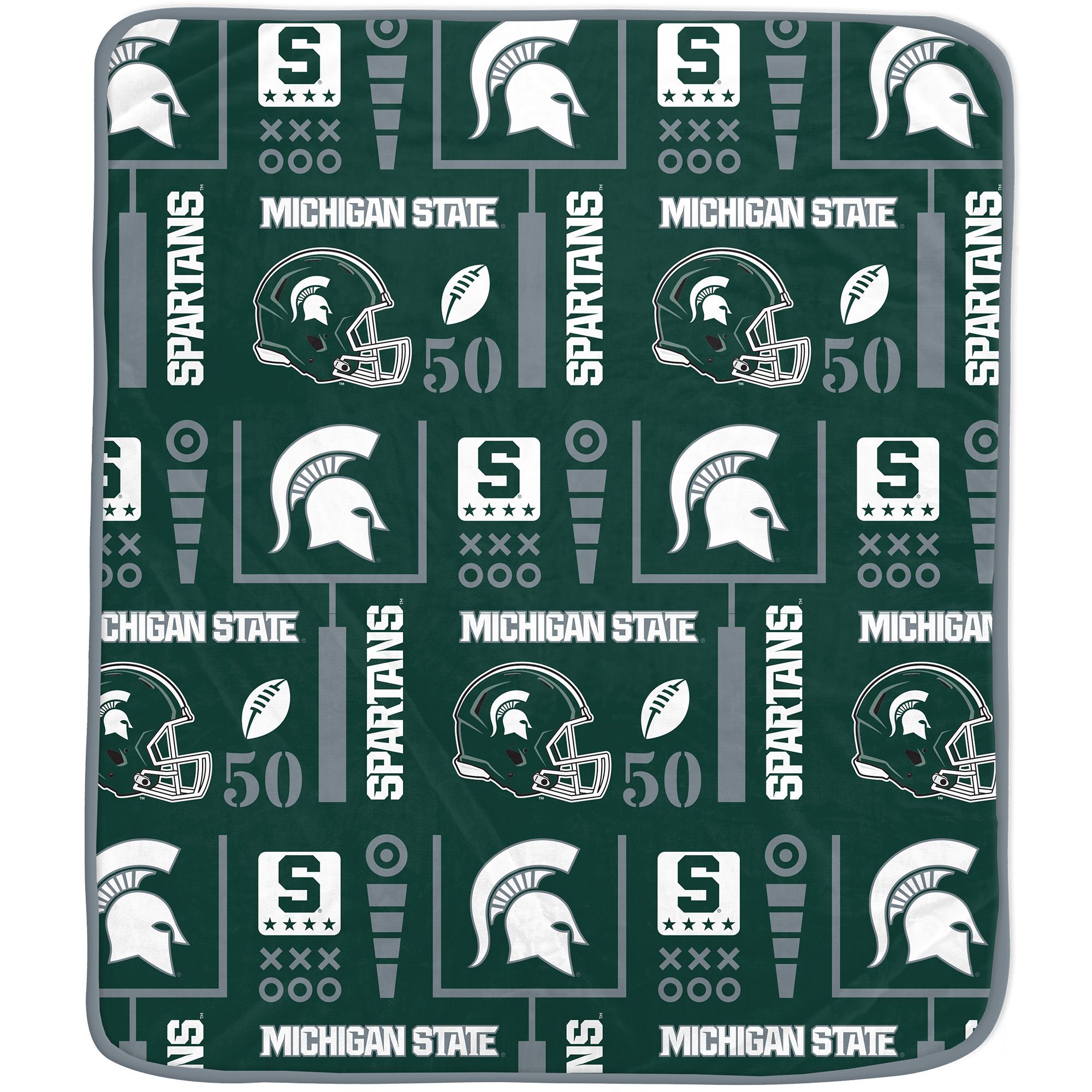 Pegasus Sports Michigan State Spartans Cozy Blanket