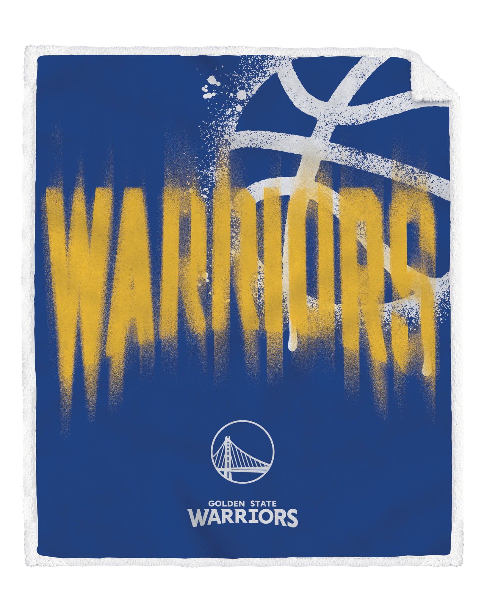 Pegasus Sports Adult Golden State Warriors Worn With Obsession End Of An Era Blanket