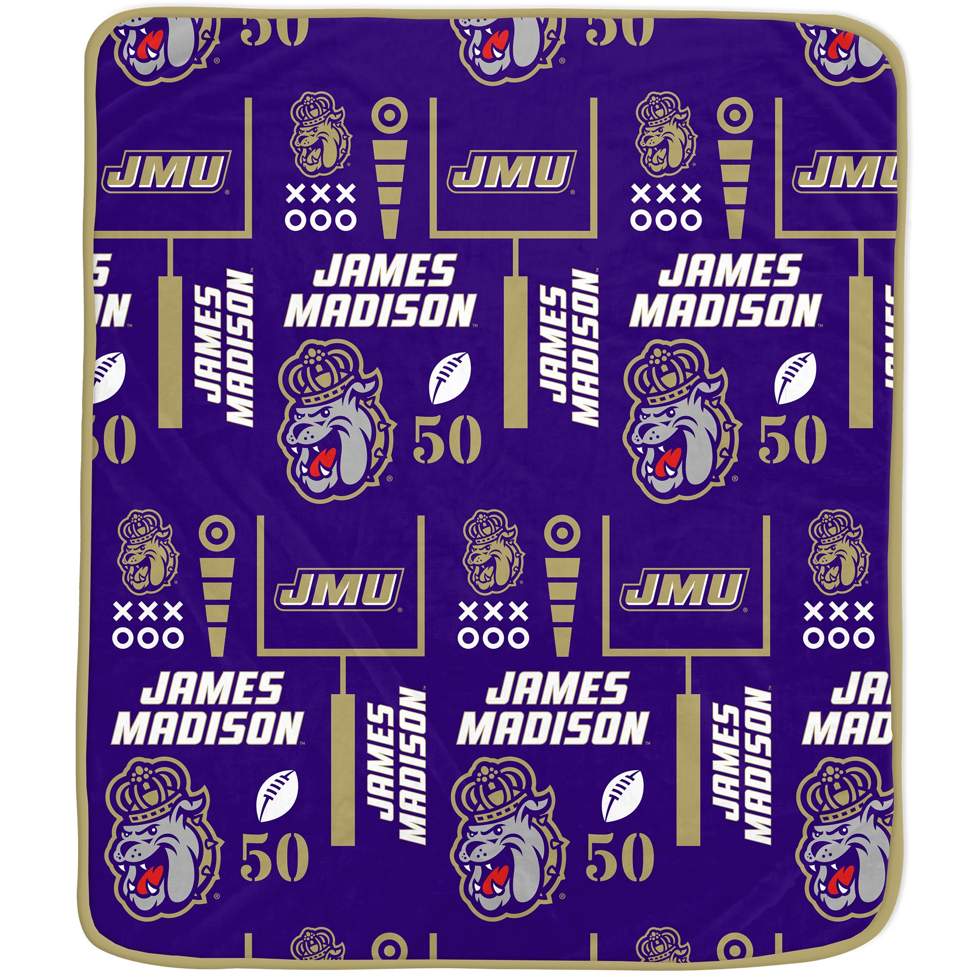 Pegasus Sports James Madison Dukes Cozy Blanket