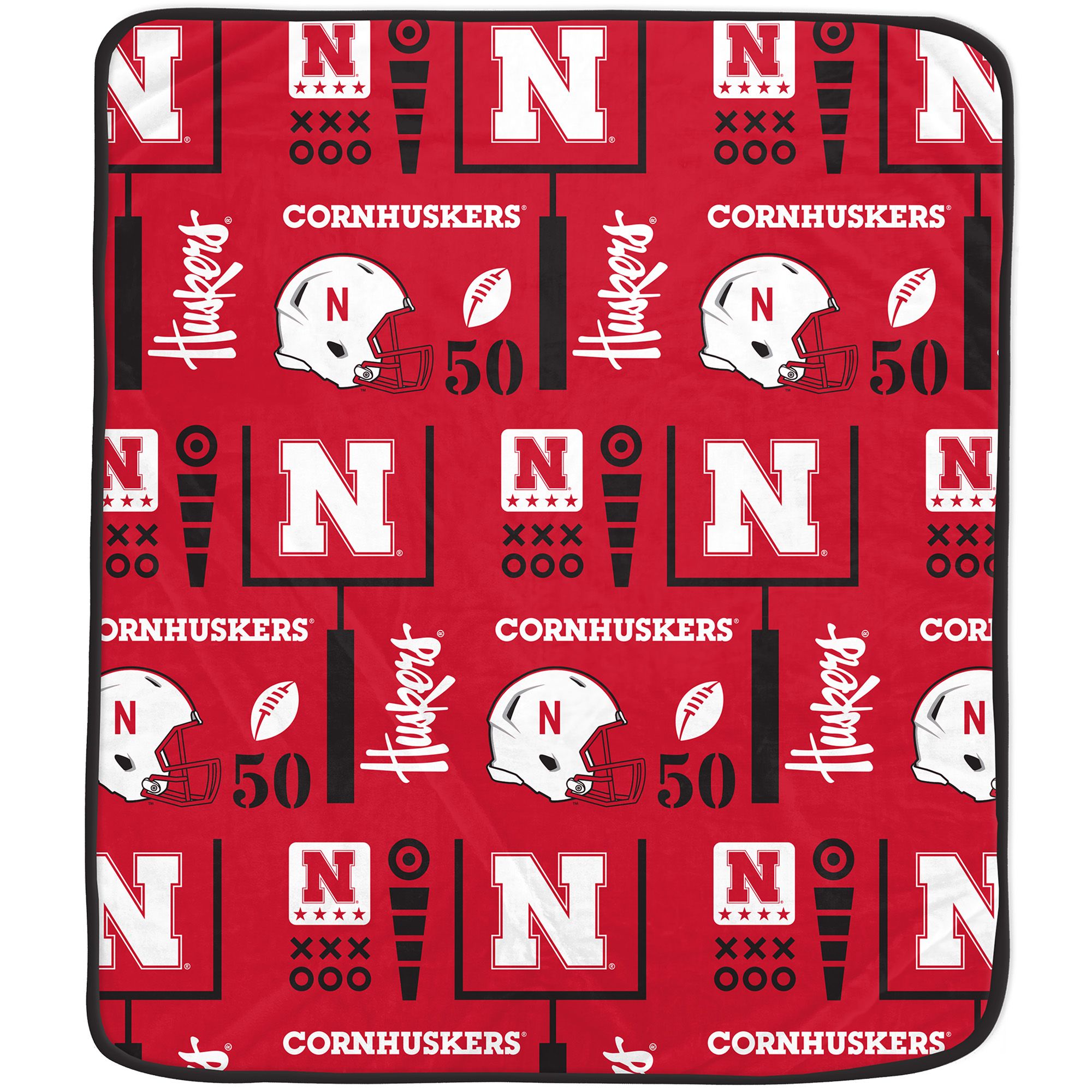 Pegasus Sports Nebraska Cornhuskers Cozy Blanket