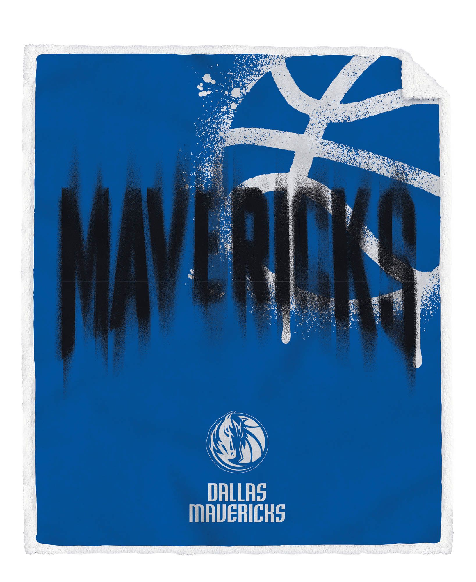 Pegasus Sports Adult Dallas Mavericks Worn With Obsession End Of An Era Blanket