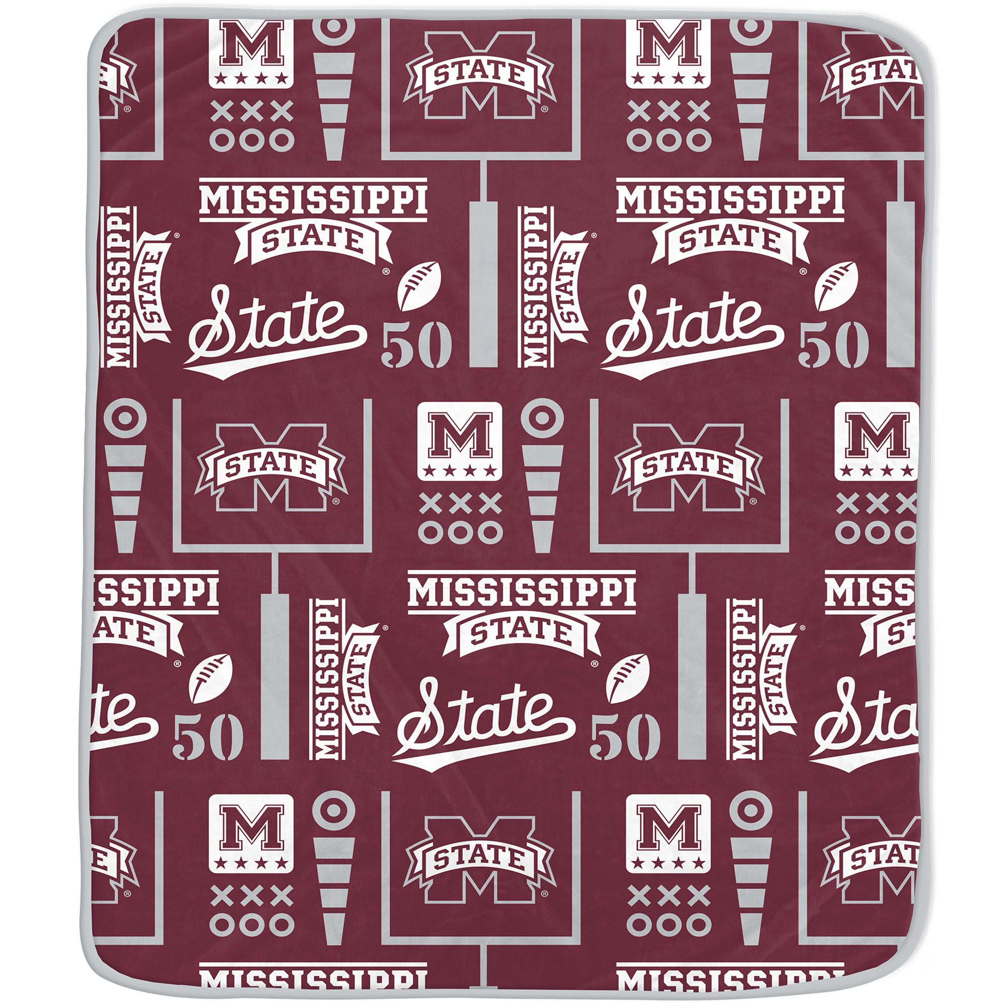 Pegasus Sports Mississippi State Bulldogs Cozy Blanket