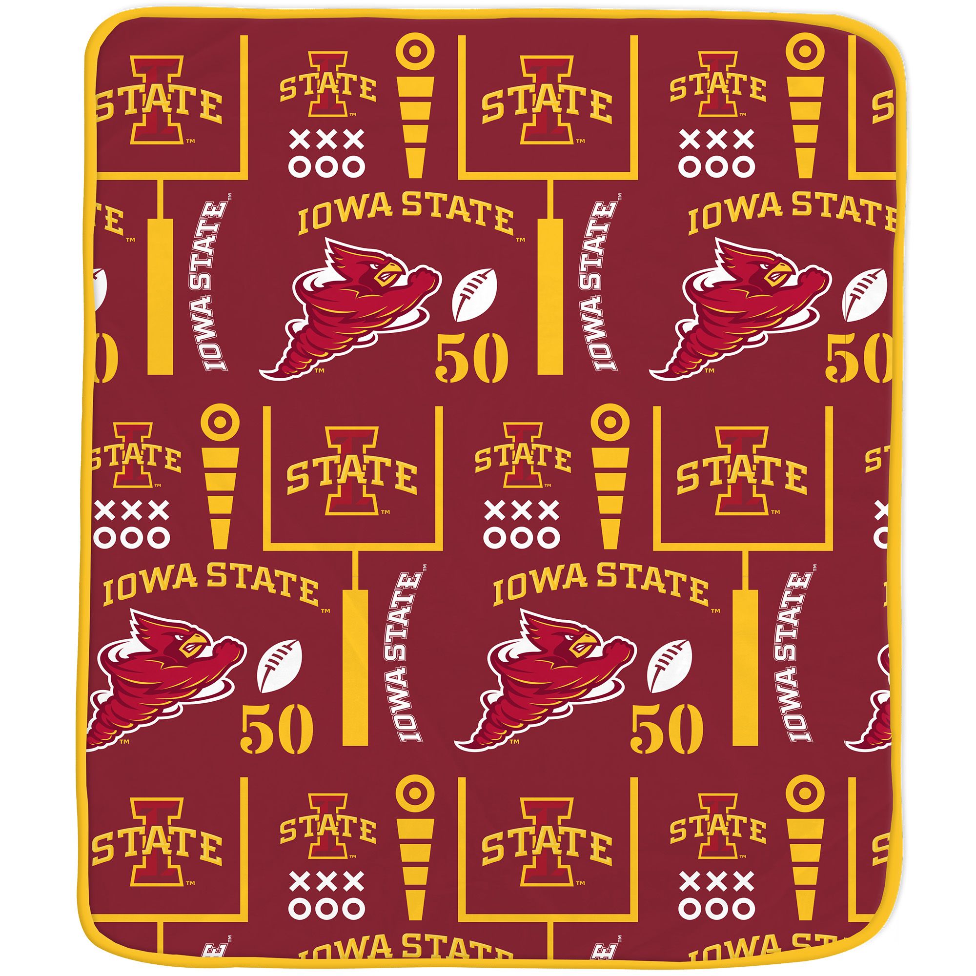 Pegasus Sports Iowa State Cyclones Cozy Blanket