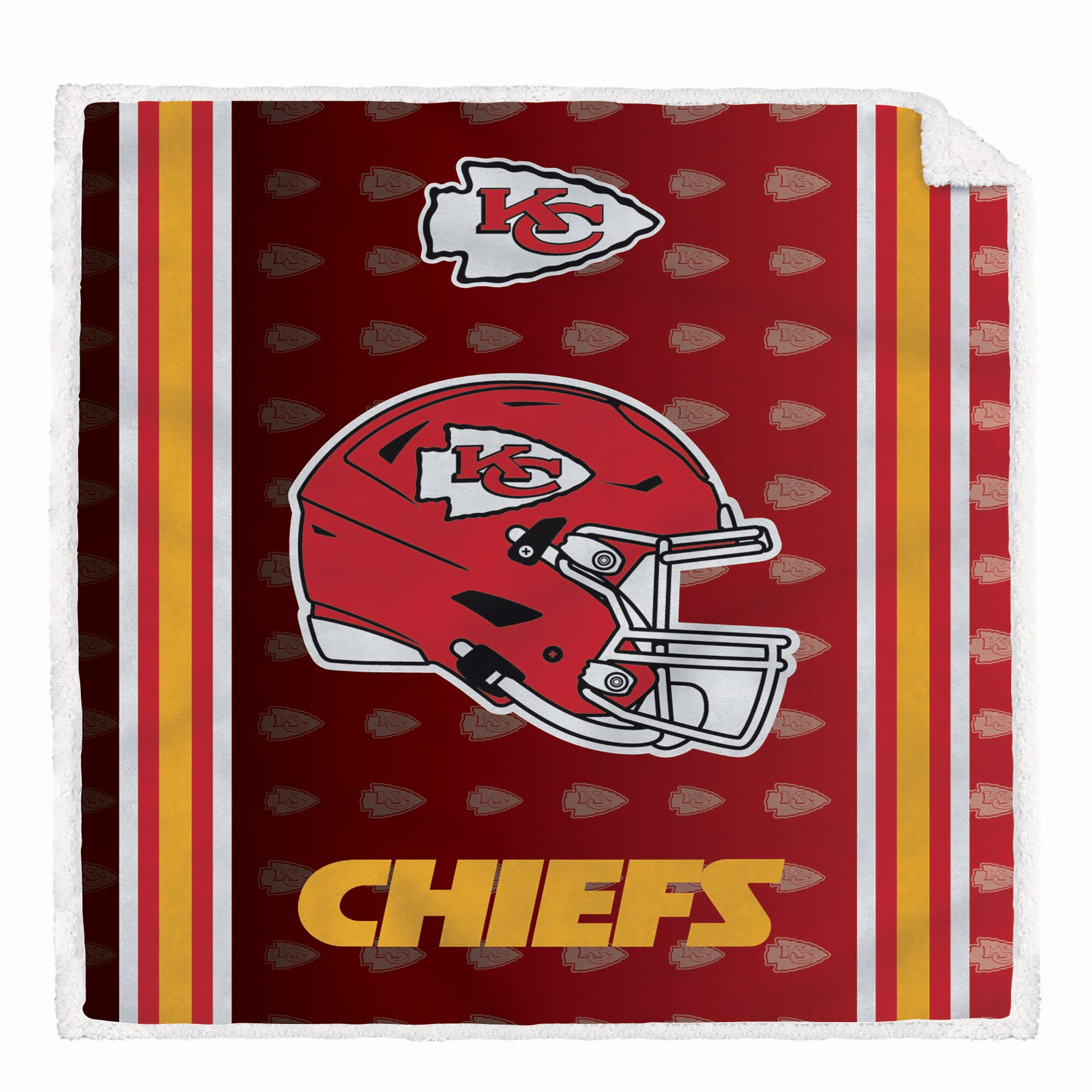 Pegasus Sports Kansas City Chiefs Sherpa Blanket
