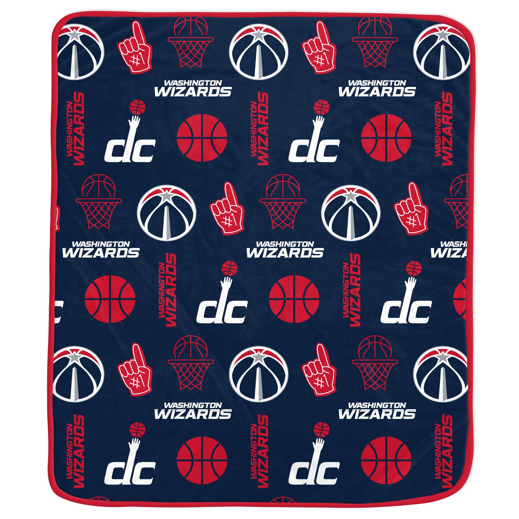Pegasus Sports Washington Wizards Cozy Blanket