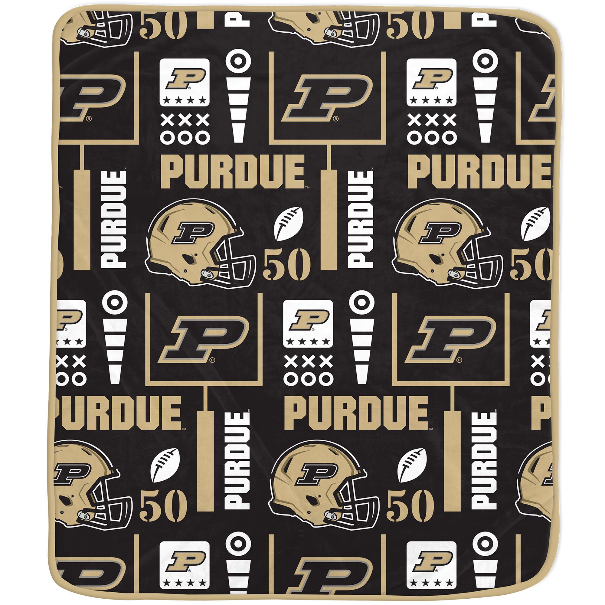 Pegasus Sports Purdue Boilermakers Cozy Blanket