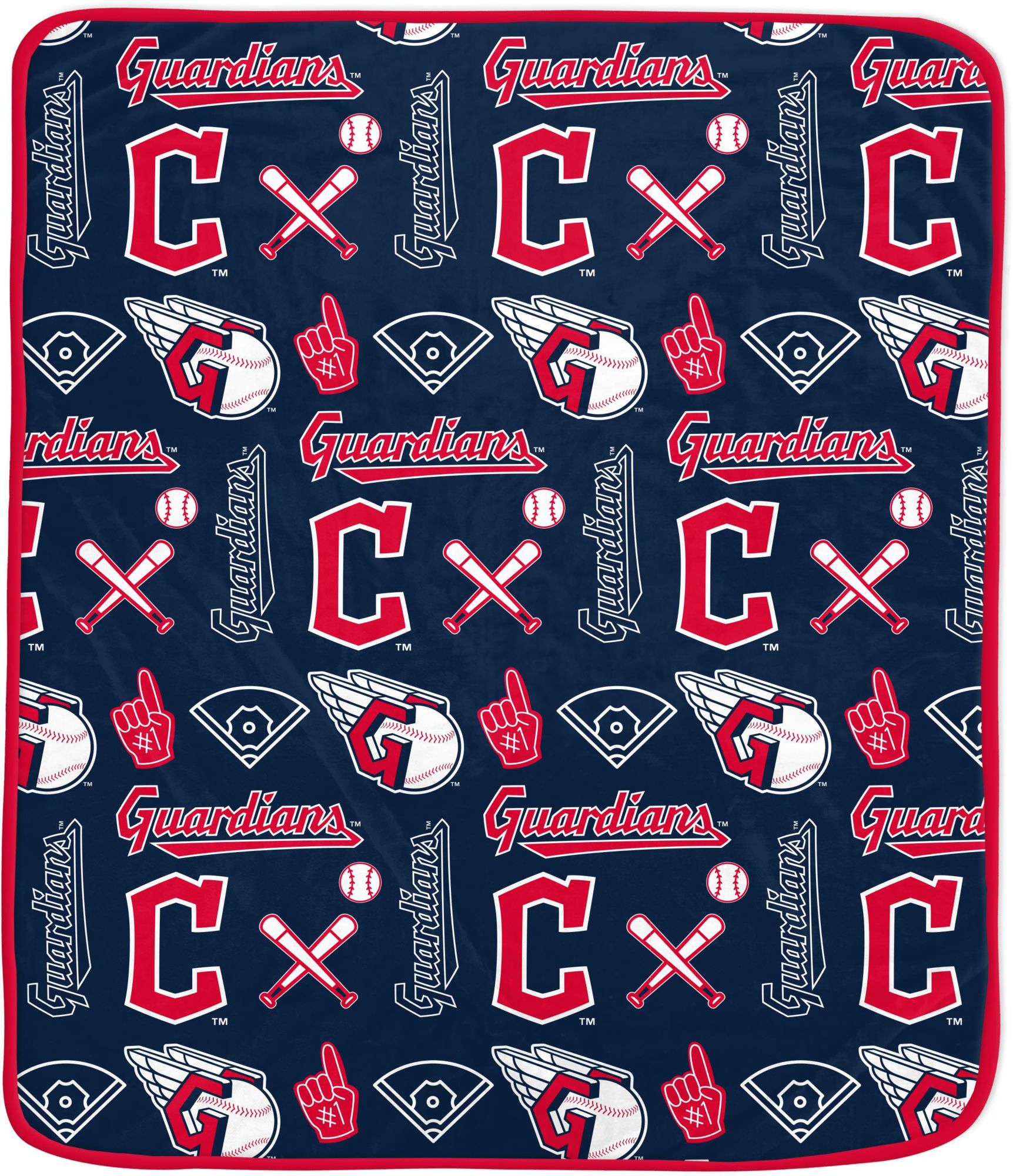 Pegasus Sports Cleveland Guardians Cozy Blanket