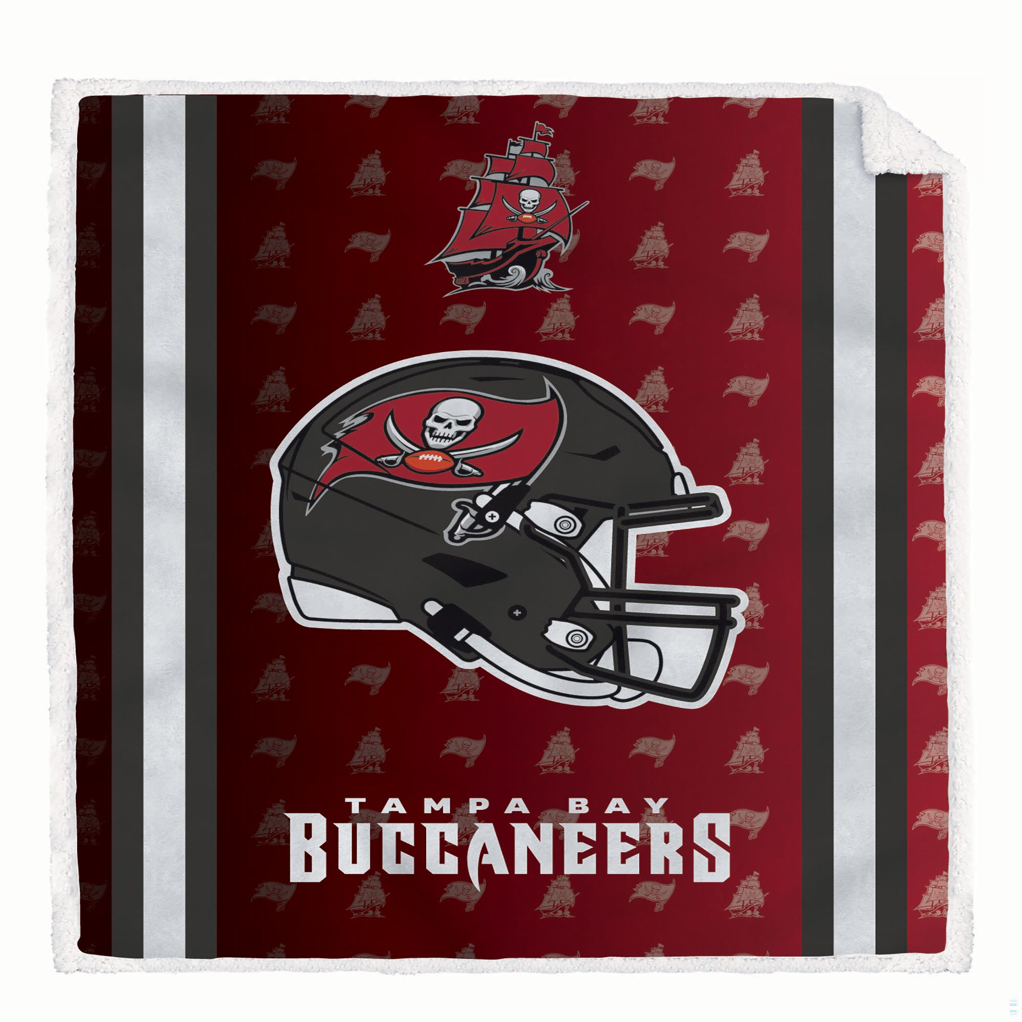Pegasus Sports Tampa Bay Buccaneers Sherpa Blanket