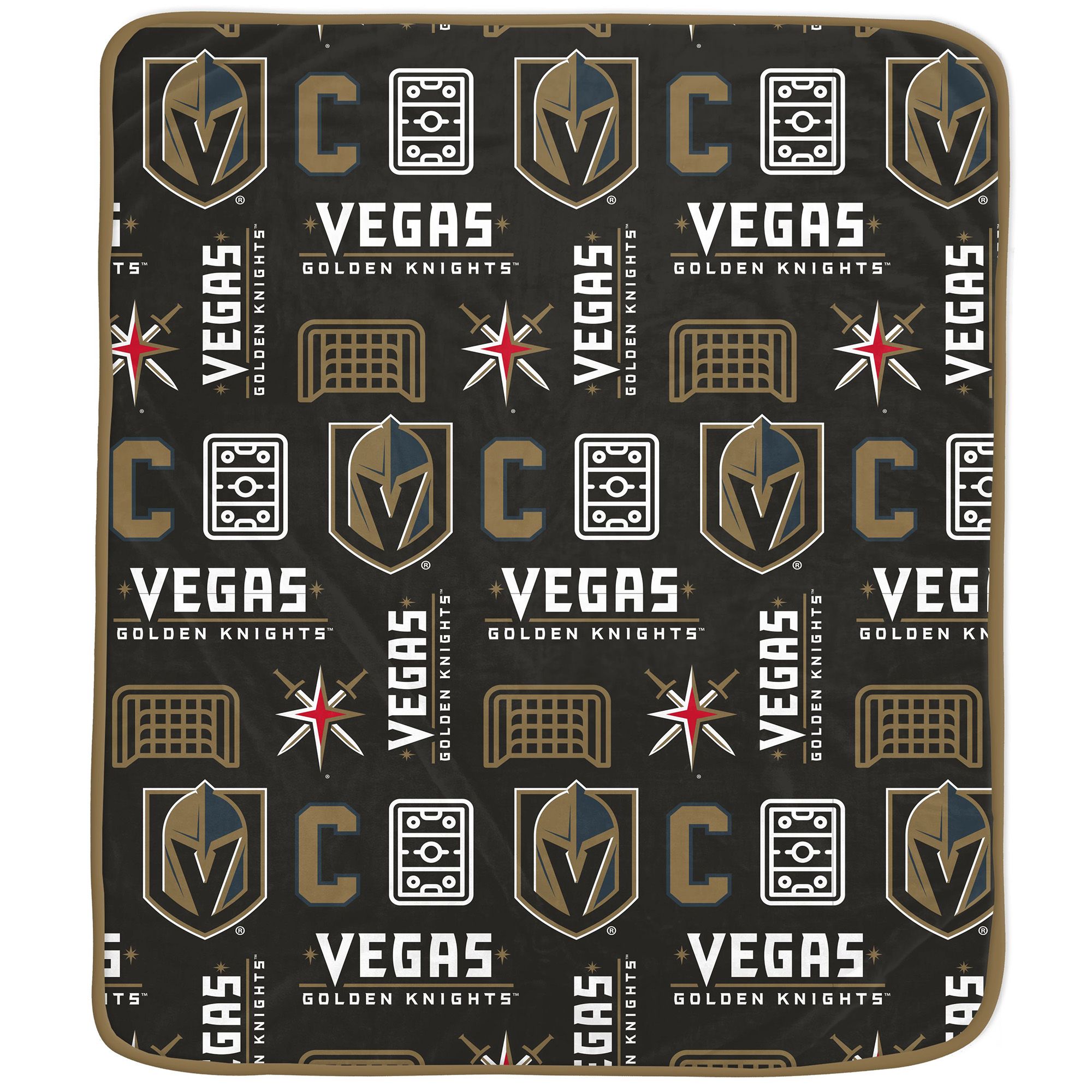Pegasus Sports Las Vegas Golden Knights Cozy Blanket