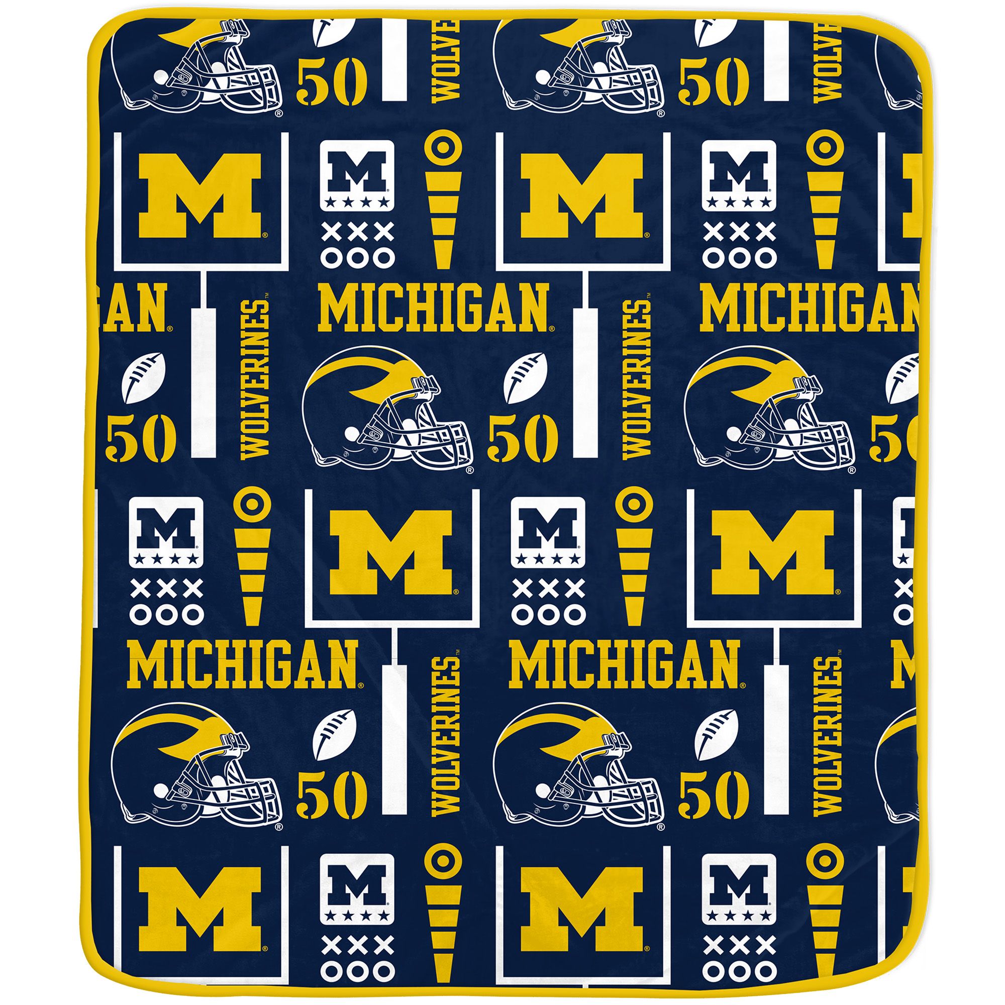 Pegasus Sports Michigan Wolverines Cozy Blanket