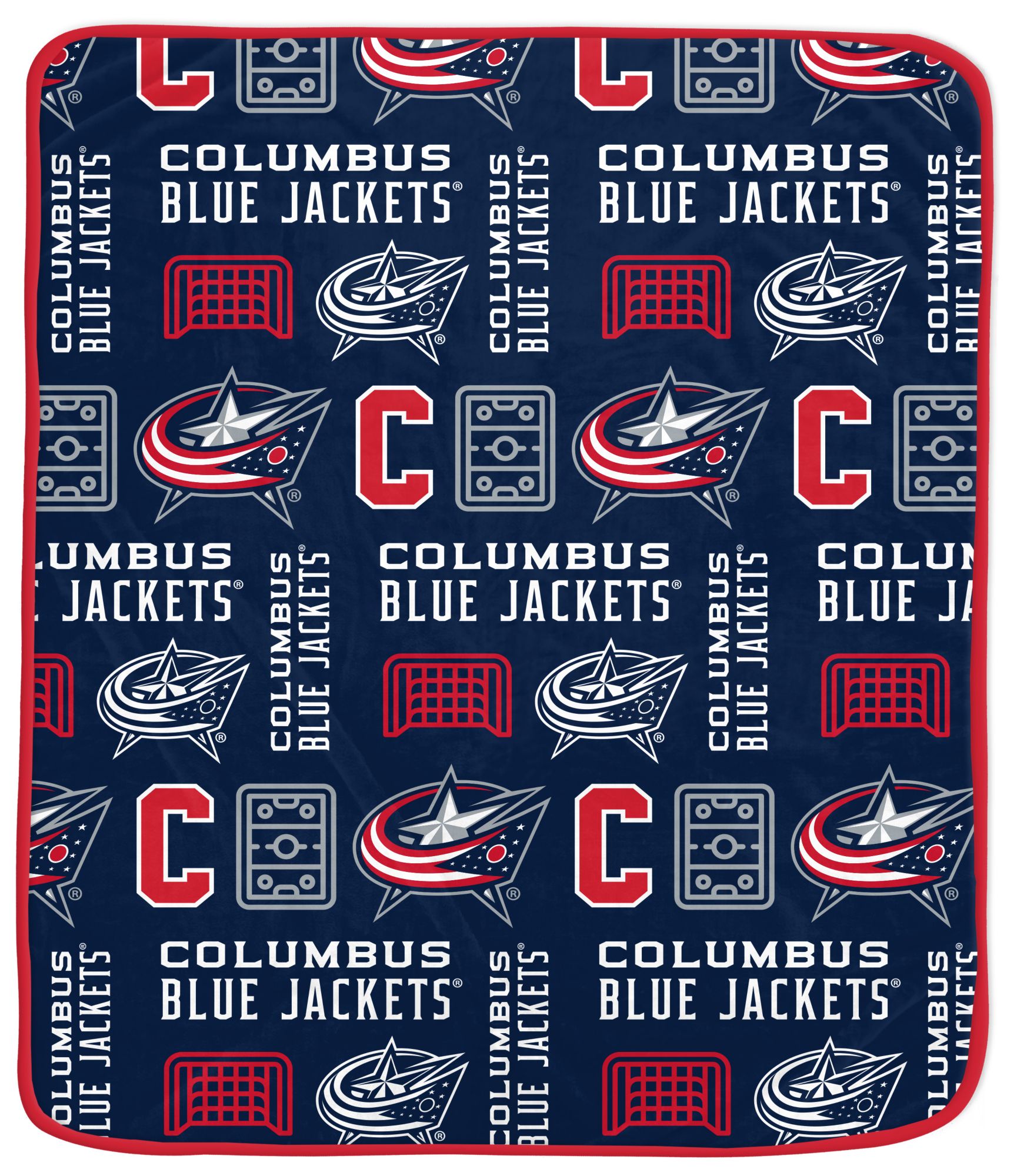 Pegasus Sports Columbus Blue Jackets Cozy Blanket