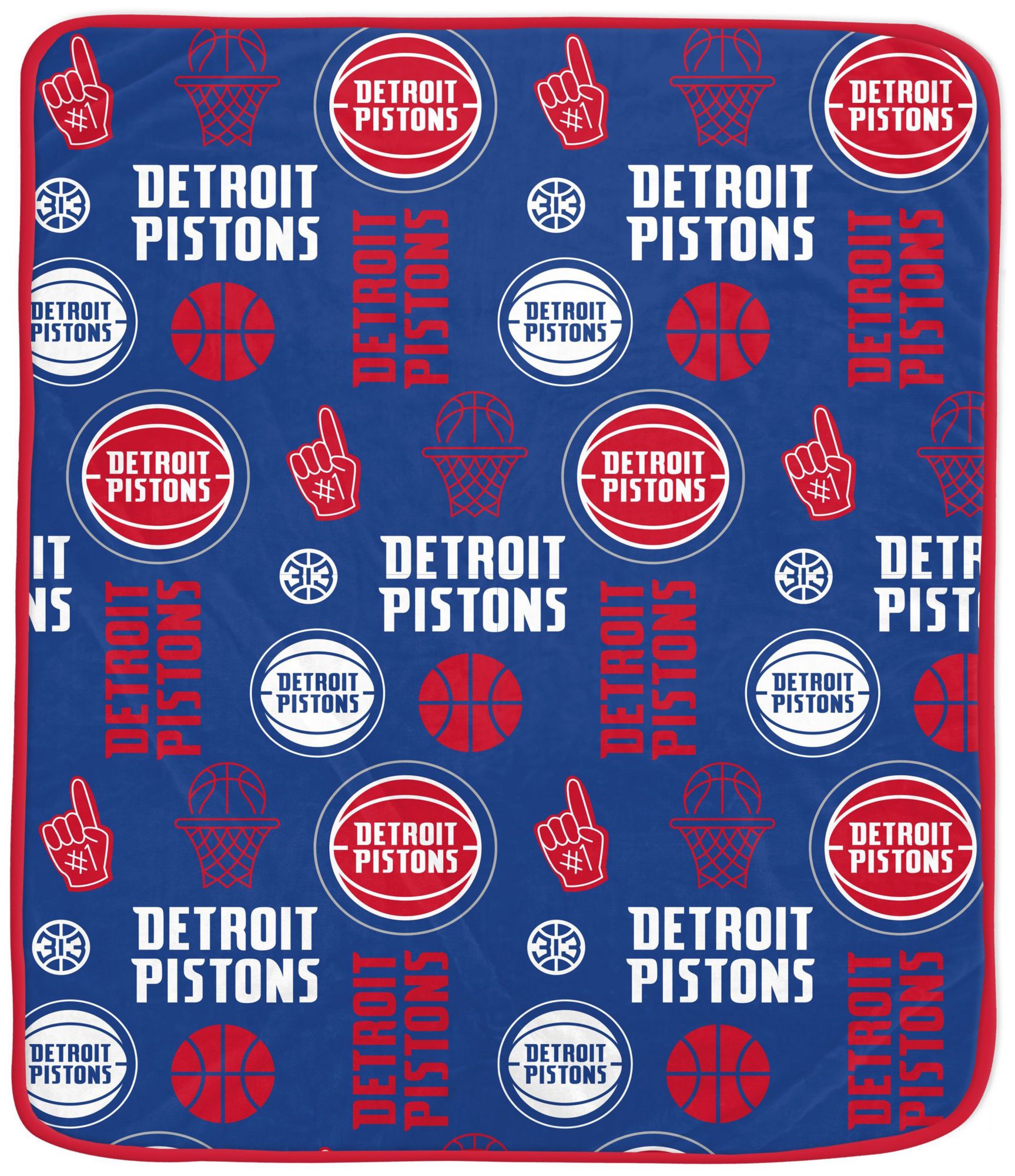 Pegasus Sports Detroit Pistons Cozy Blanket