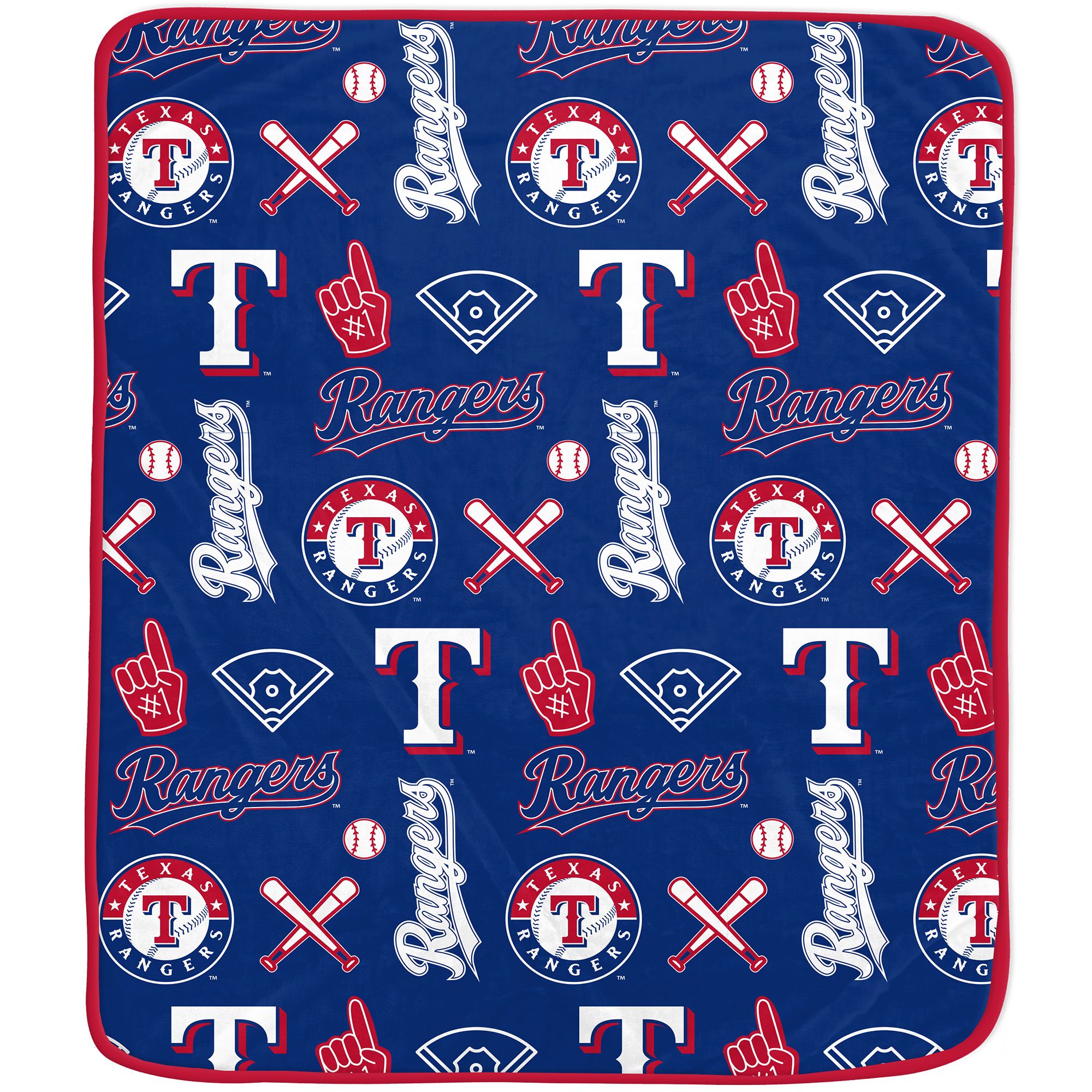 Pegasus Sports Texas Rangers Cozy Blanket