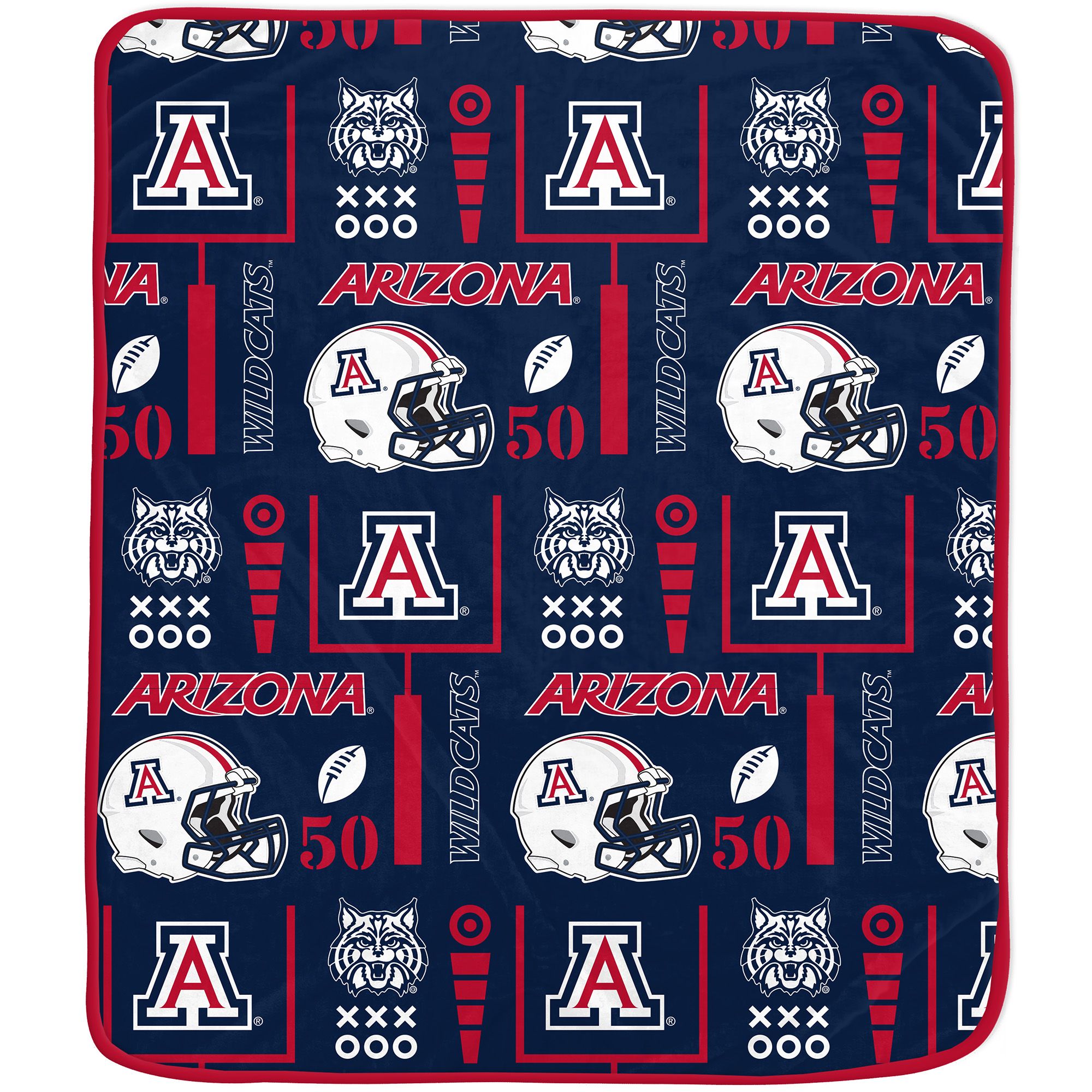 Pegasus Sports Arizona Wildcats Cozy Blanket