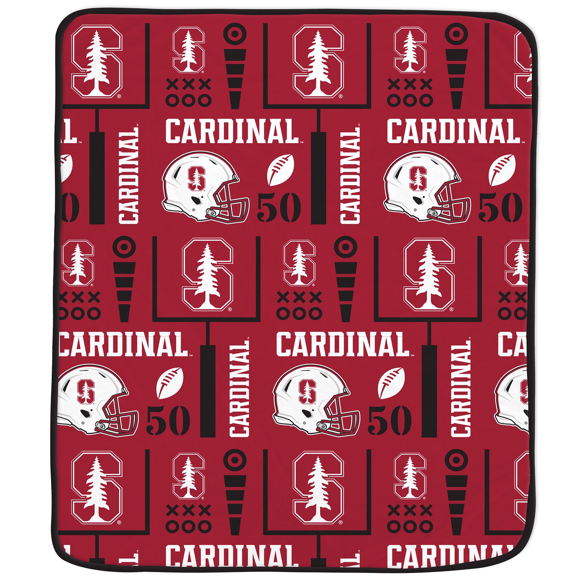 Pegasus Sports Stanford Cardinal Cozy Blanket