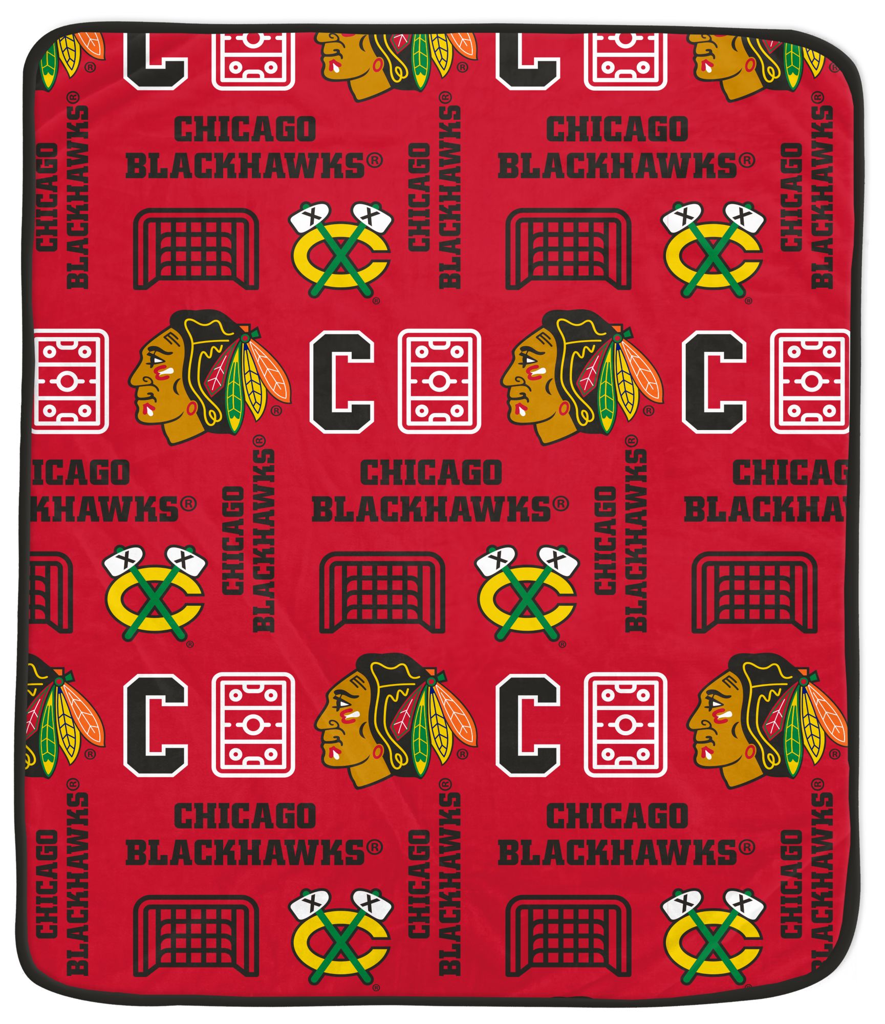 Pegasus Sports Chicago Blackhawks Cozy Blanket