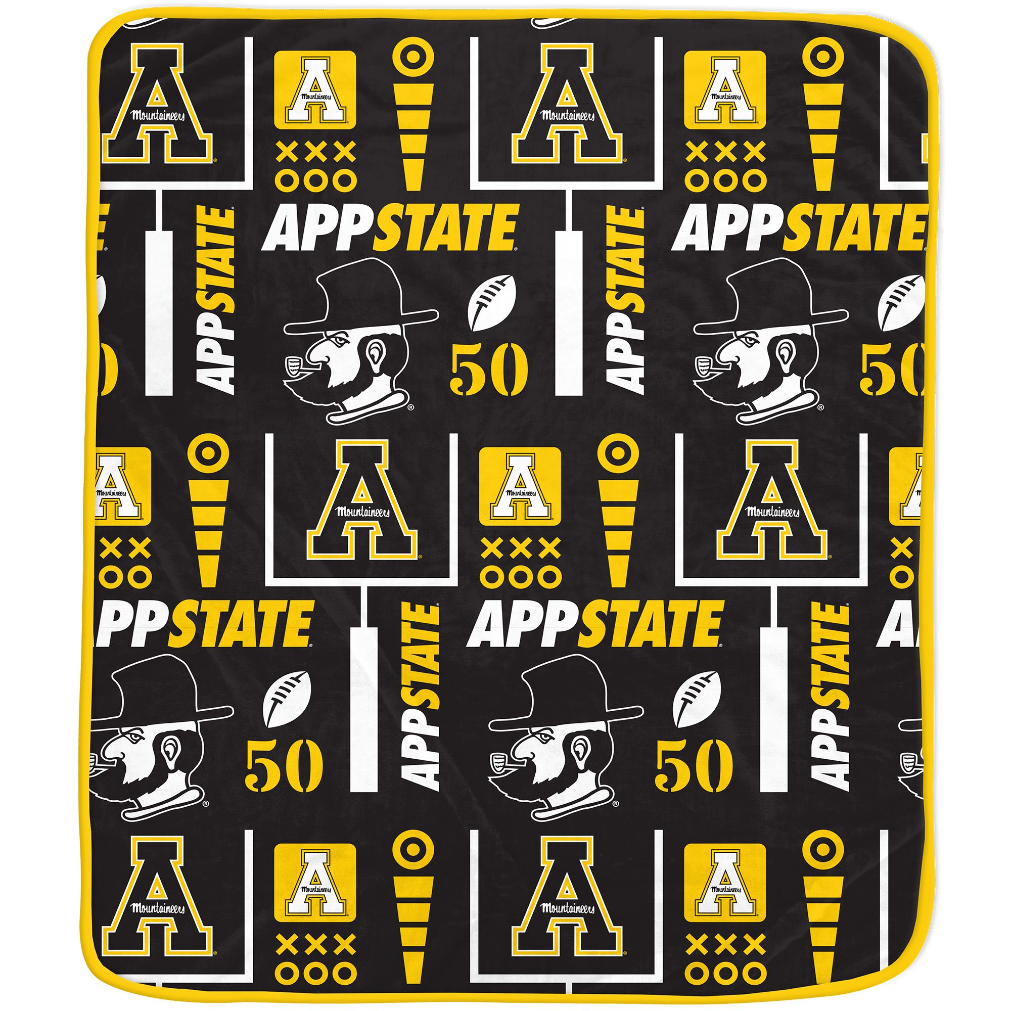 Pegasus Sports Appalachian State Mountaineers Cozy Blanket