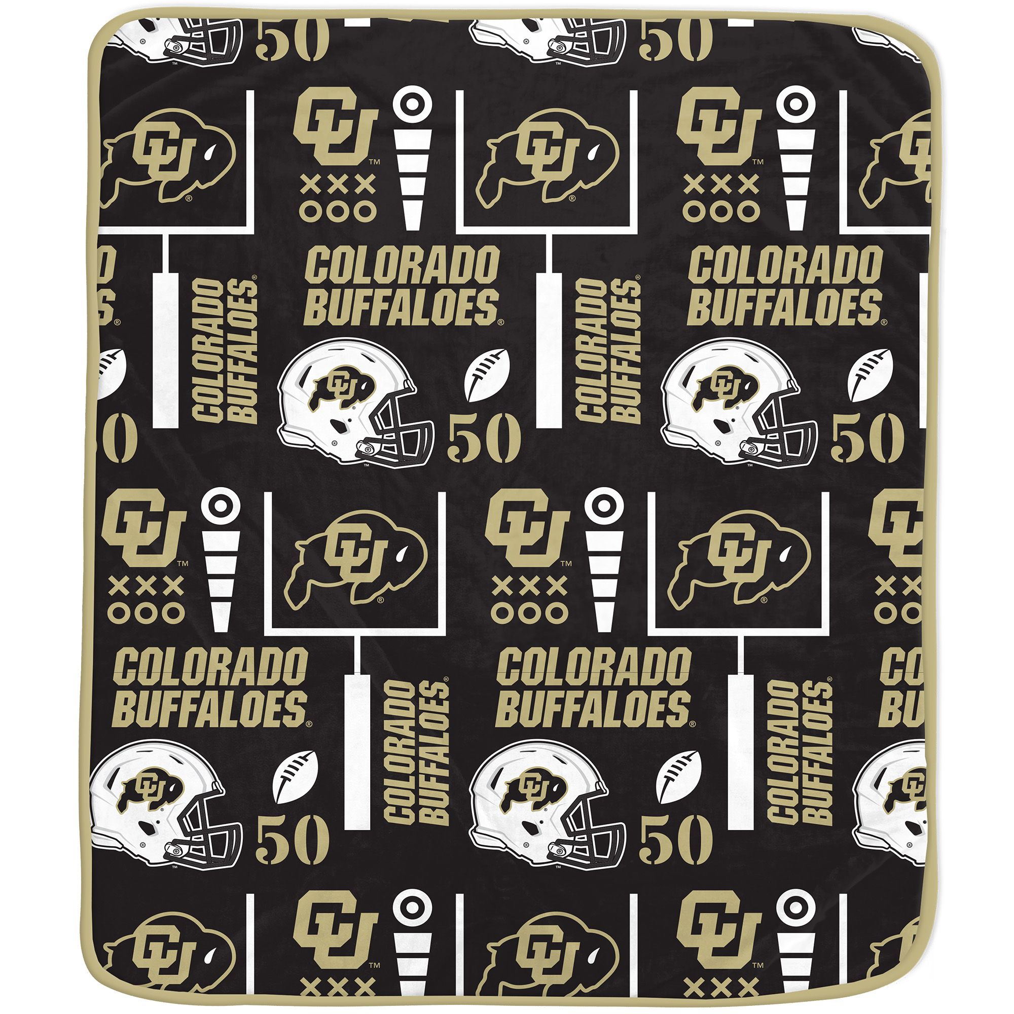 Pegasus Sports Colorado Buffaloes Cozy Blanket