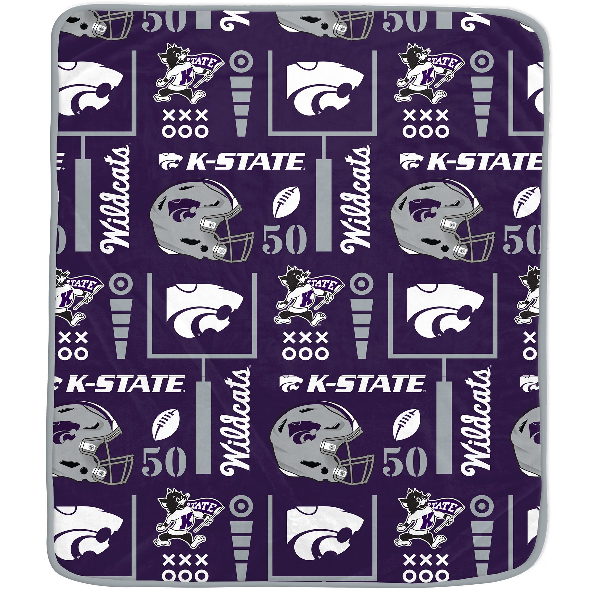 Pegasus Sports Kansas State Wildcats Cozy Blanket