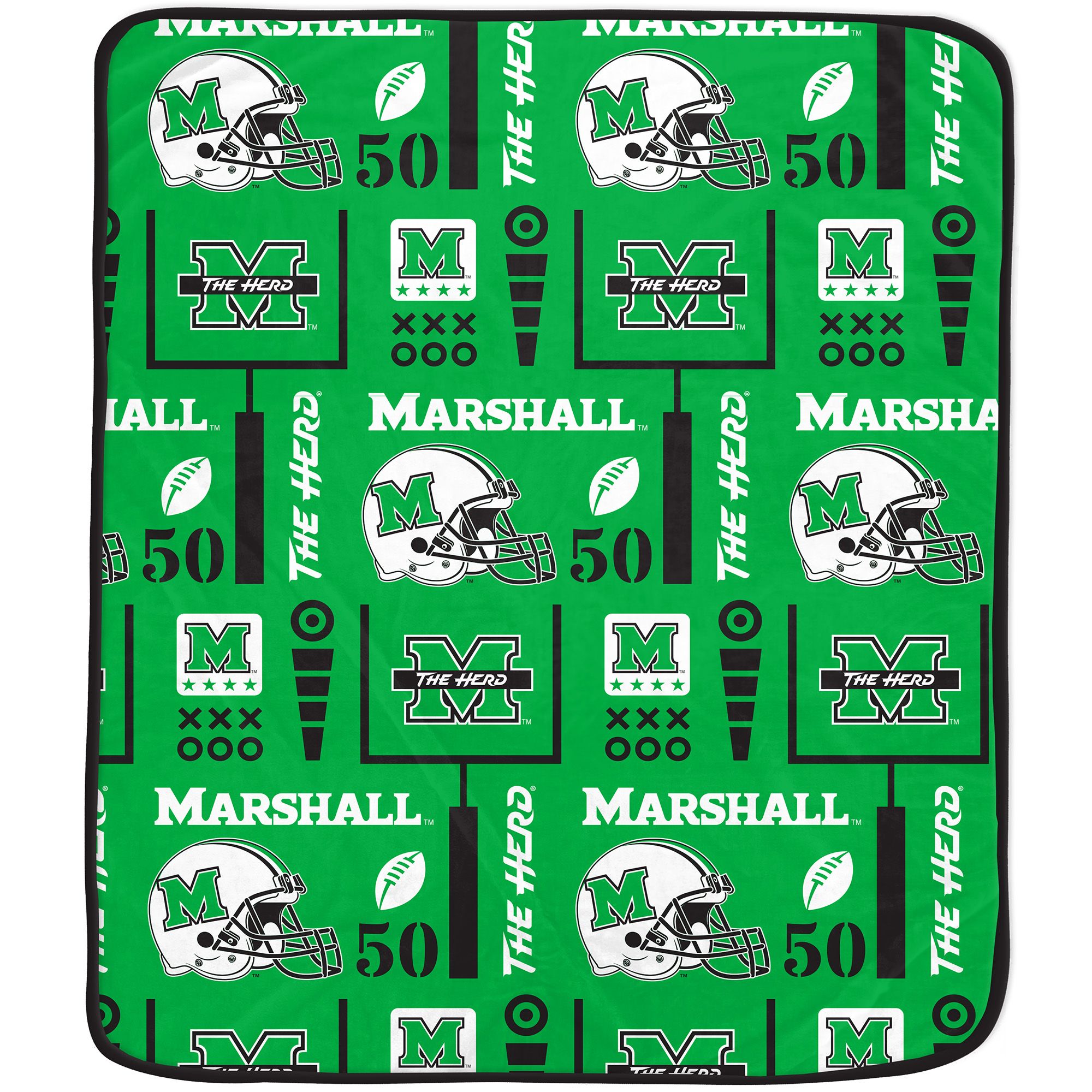 Pegasus Sports Marshall Thundering Herd Cozy Blanket