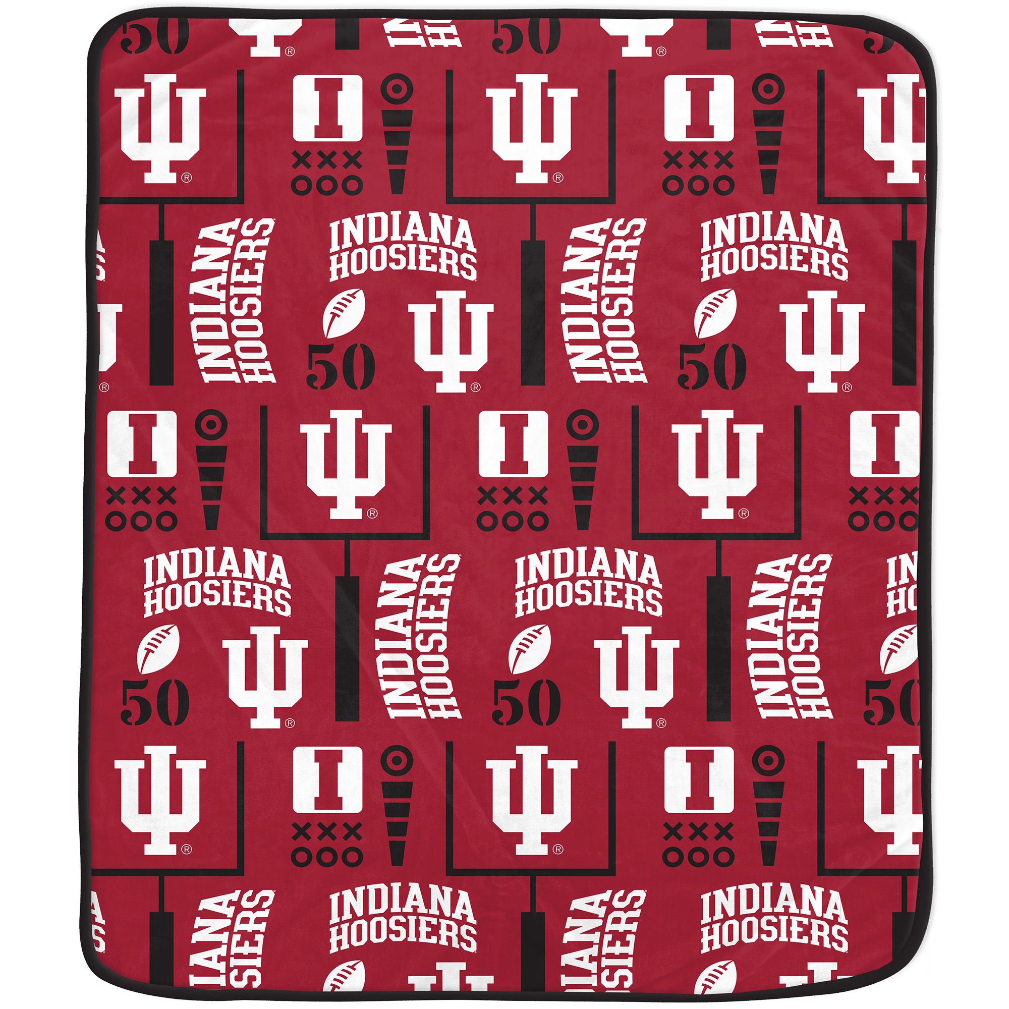 Pegasus Sports Indiana Hoosiers Cozy Blanket