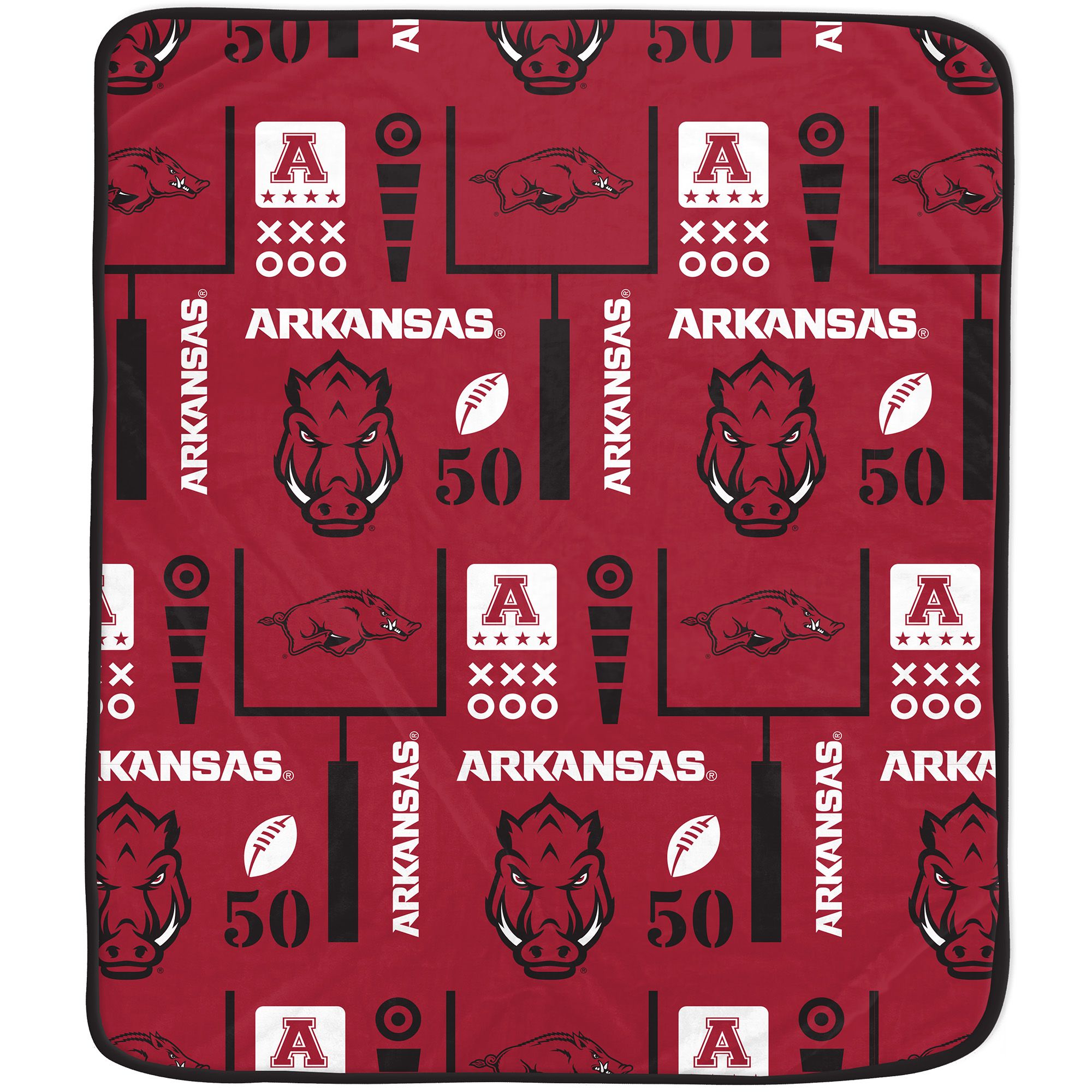 Pegasus Sports Arkansas Razorbacks Cozy Blanket