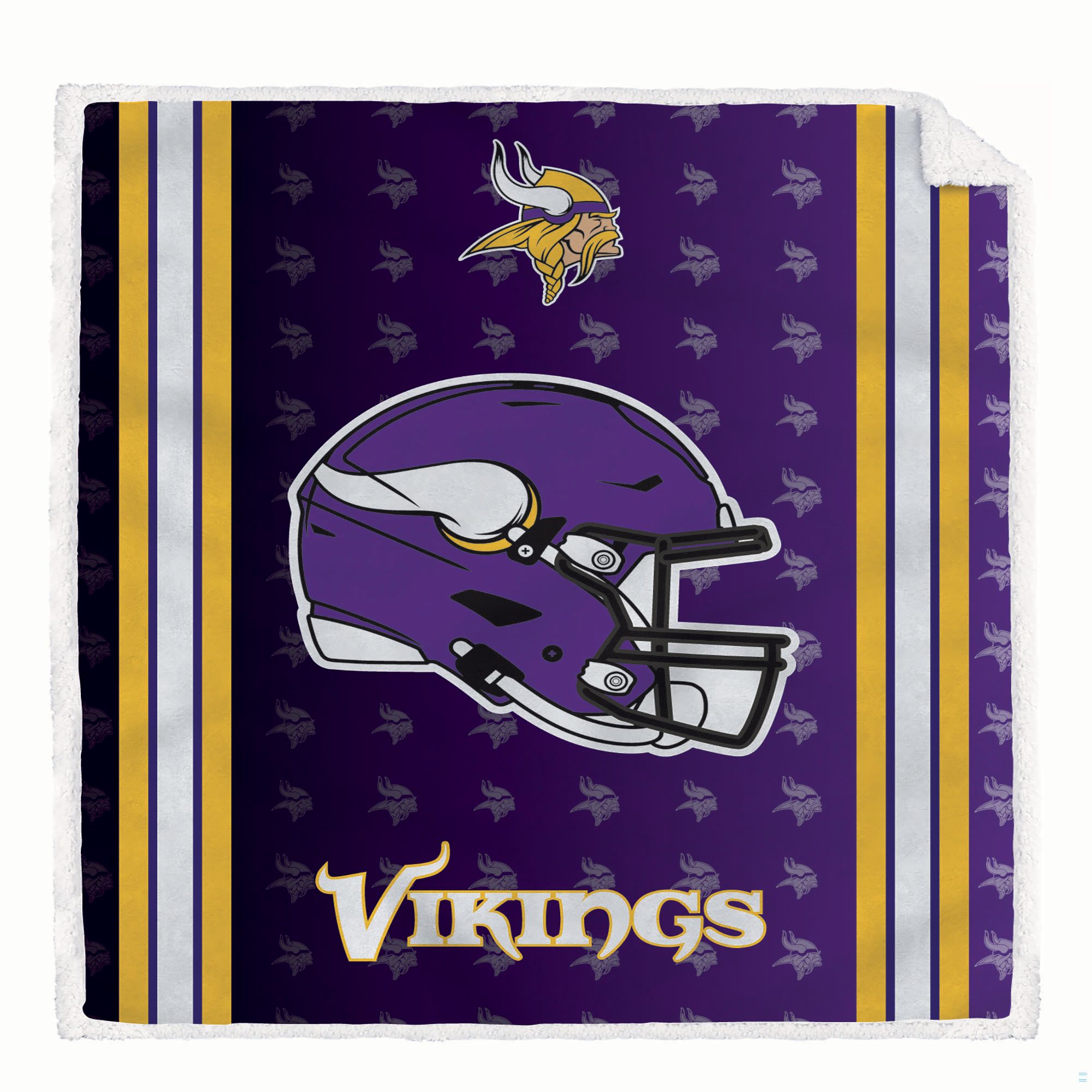 Pegasus Sports Minnesota Vikings Sherpa Blanket