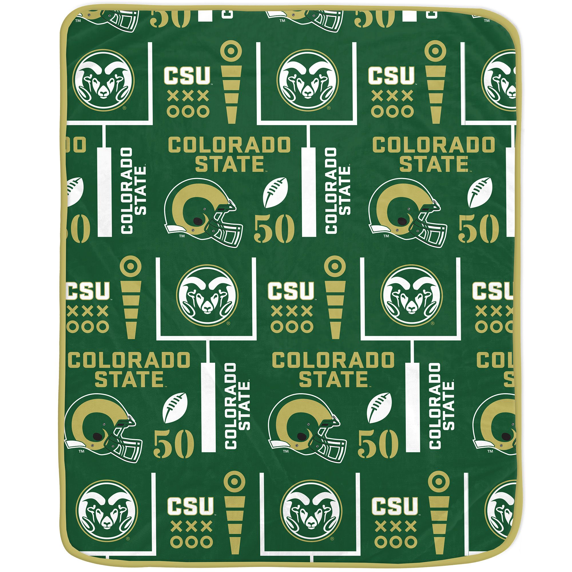 Pegasus Sports Colorado State Rams Cozy Blanket