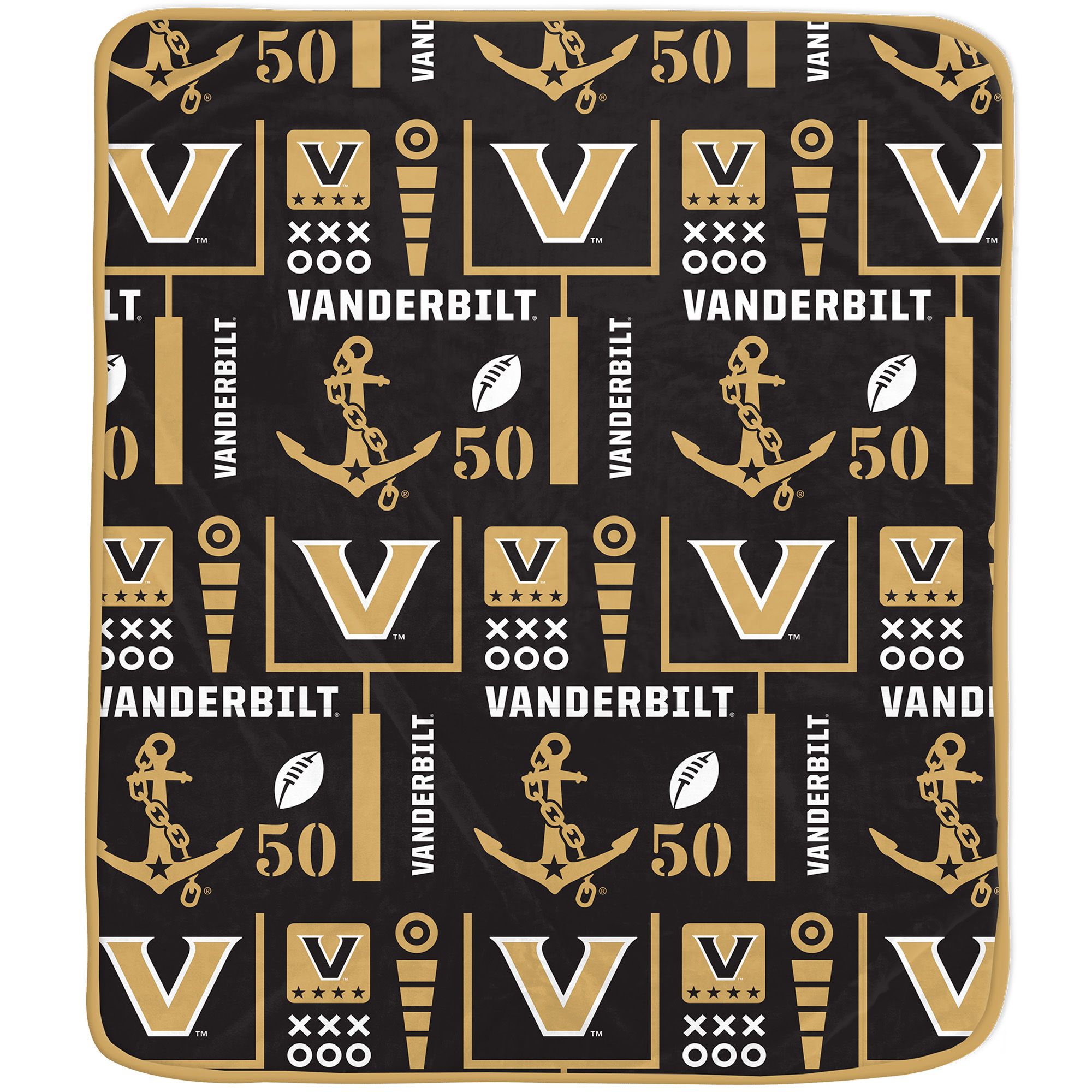 Pegasus Sports Vanderbilt Commodores Cozy Blanket