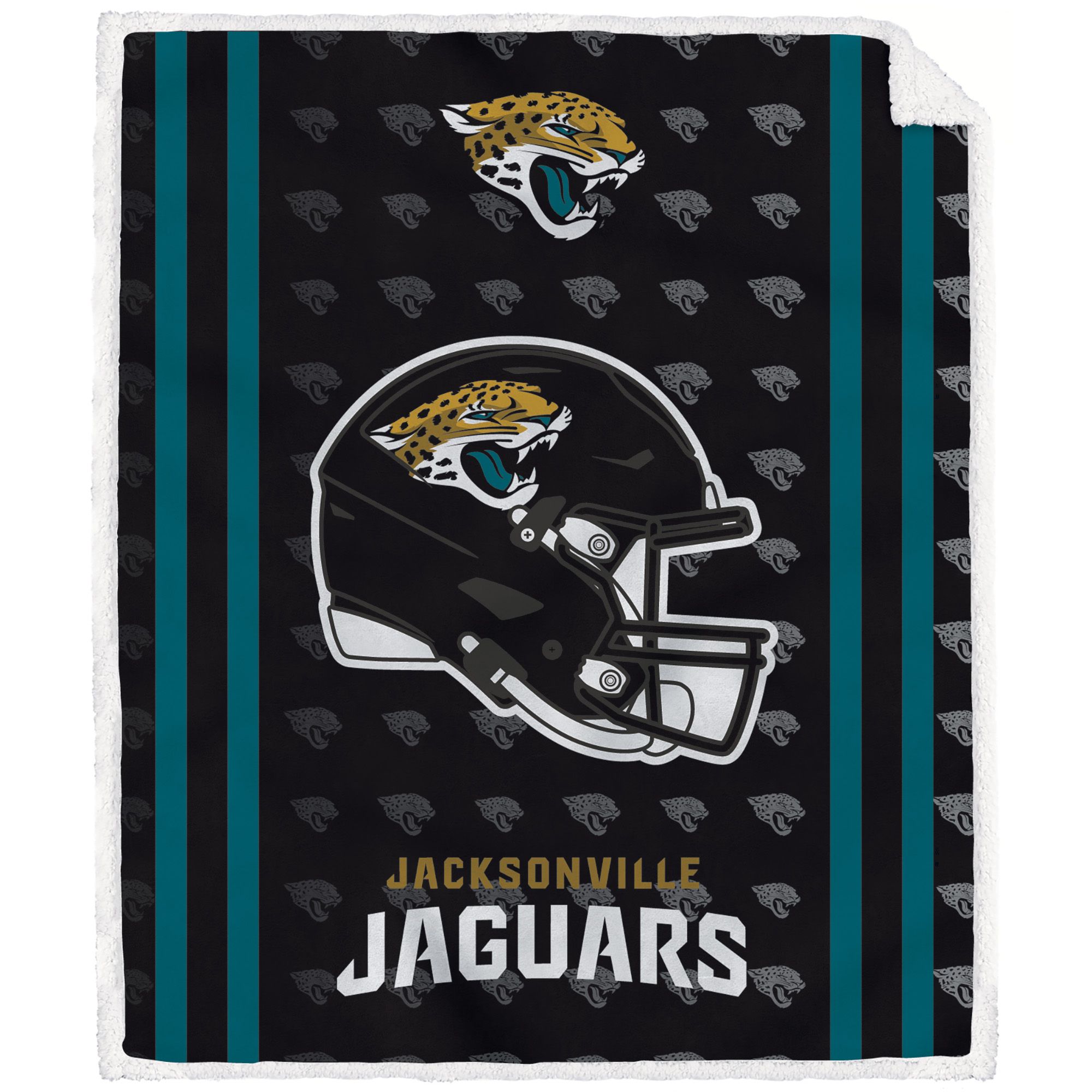 Pegasus Sports Jacksonville Jaguars Sherpa Blanket