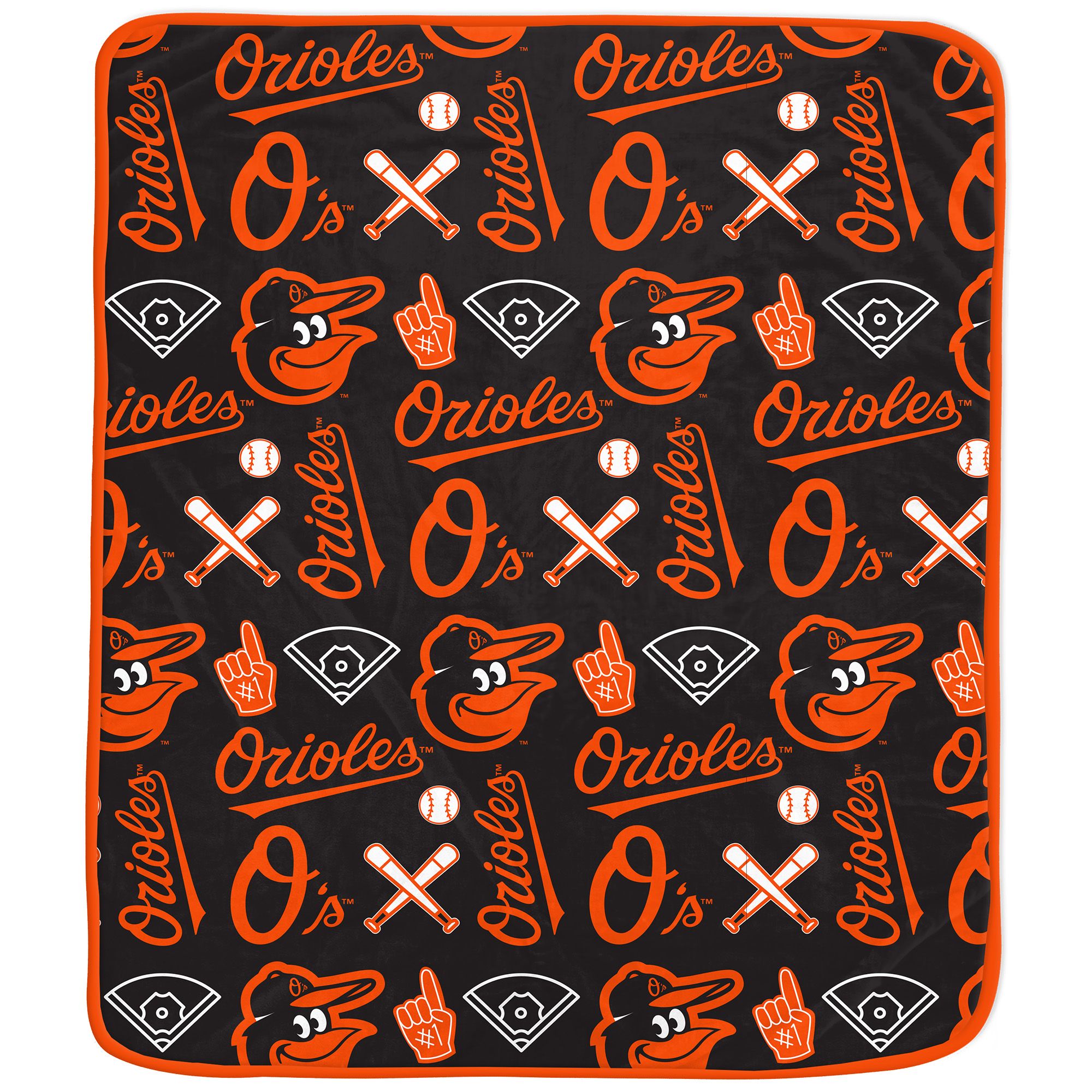 Pegasus Sports Baltimore Orioles Cozy Blanket