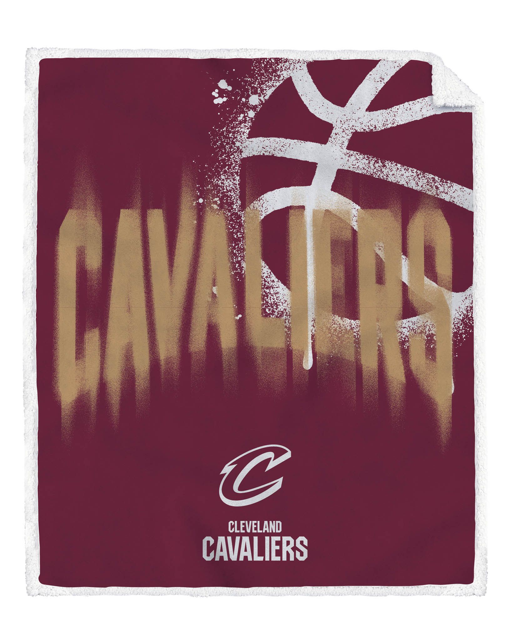 Pegasus Sports Adult Cleveland Cavaliers Worn With Obsession End Of An Era Blanket