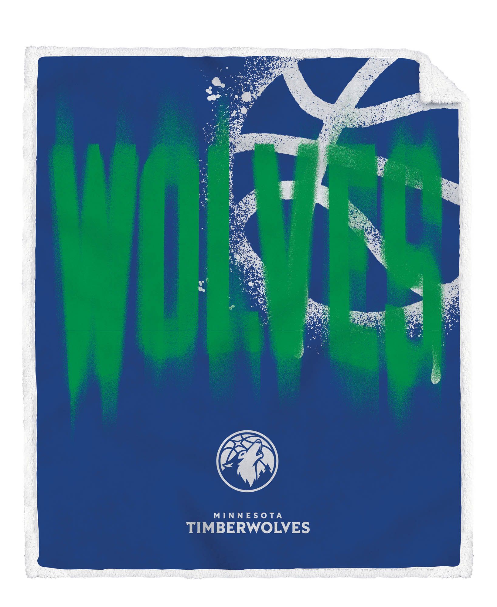 Pegasus Sports Adult Minnesota Timberwolves Worn With Obsession End Of An Era Blanket