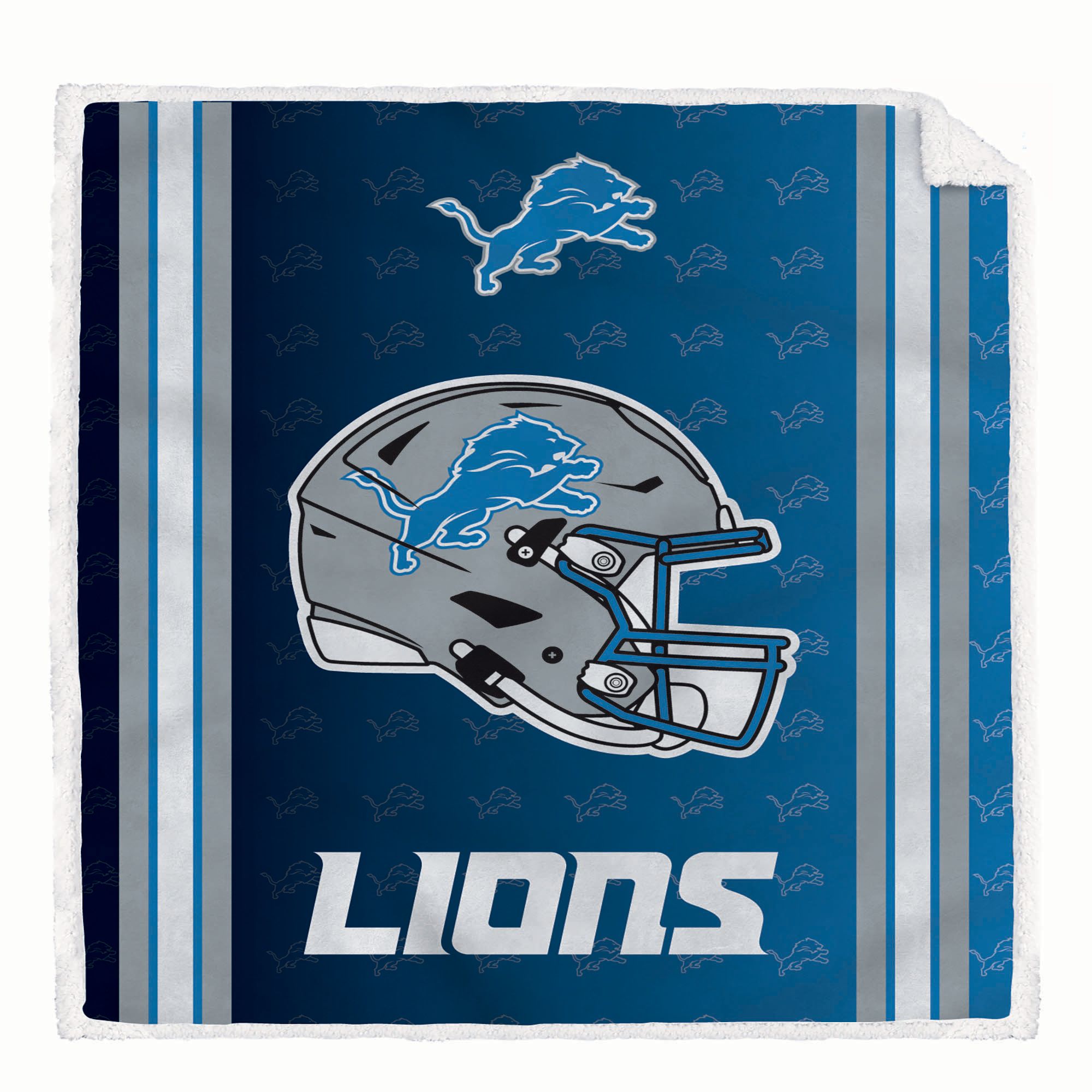 Pegasus Sports Detroit Lions Sherpa Blanket