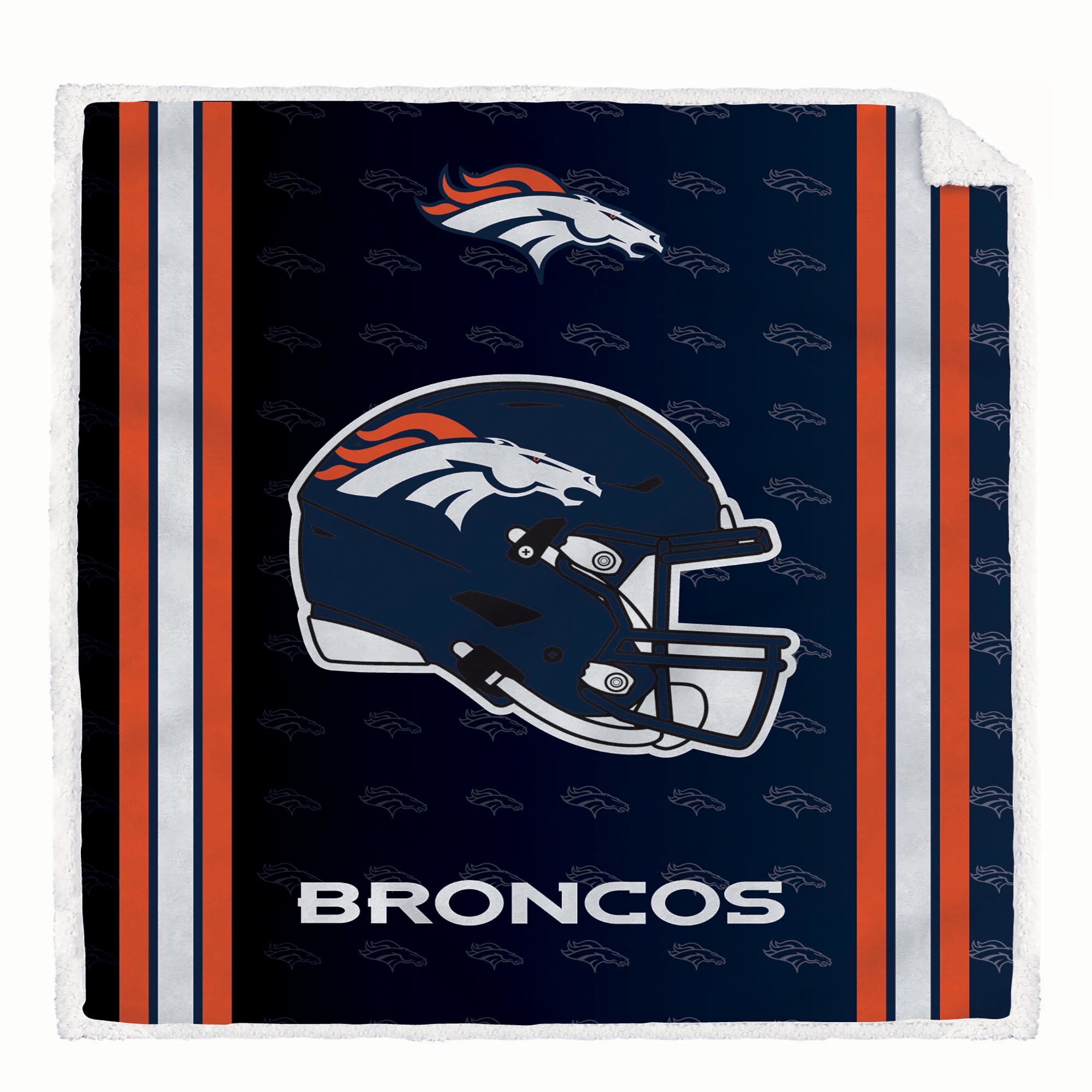Pegasus Sports Denver Broncos Sherpa Blanket