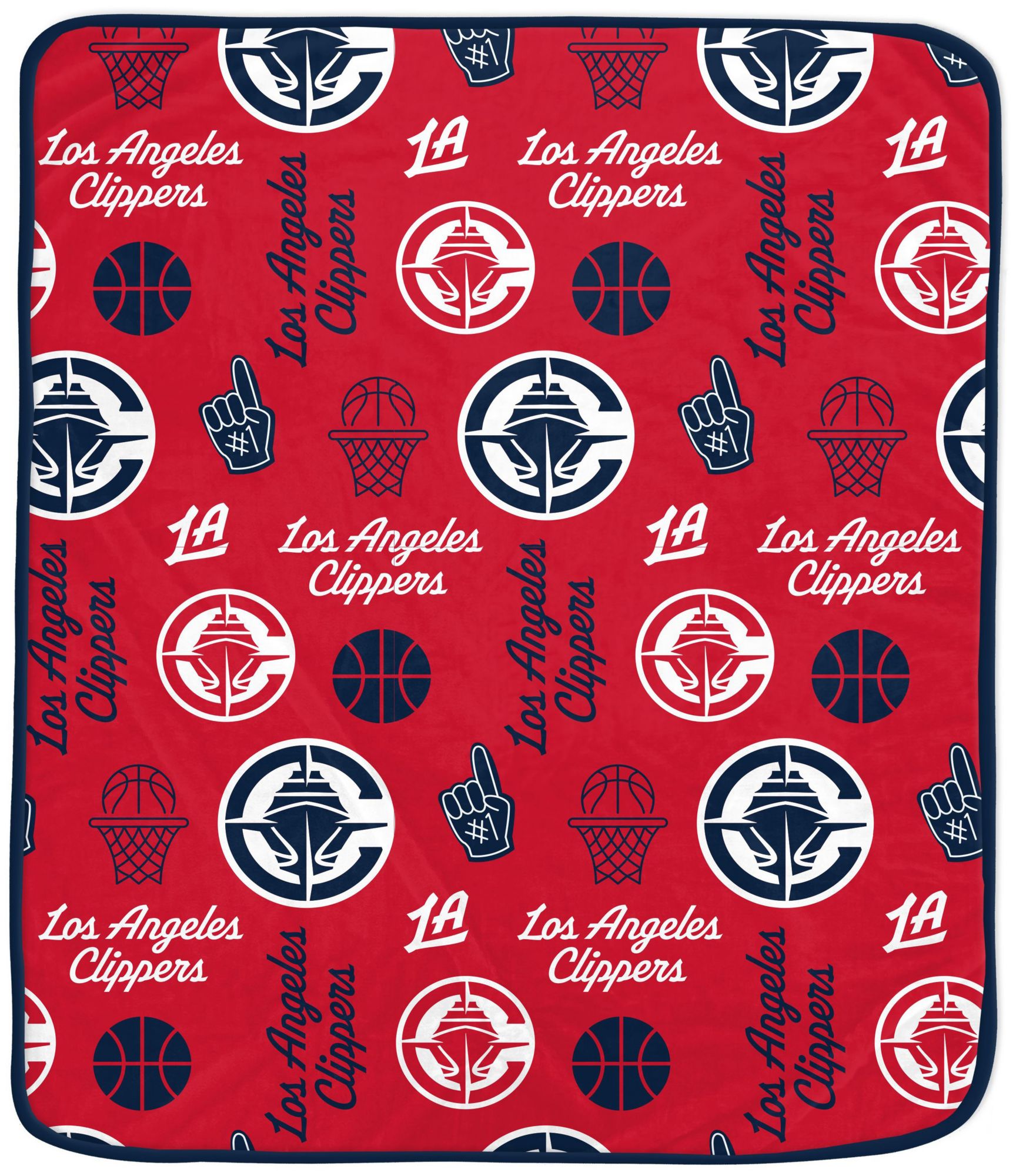 Pegasus Sports Los Angeles Clippers Cozy Blanket