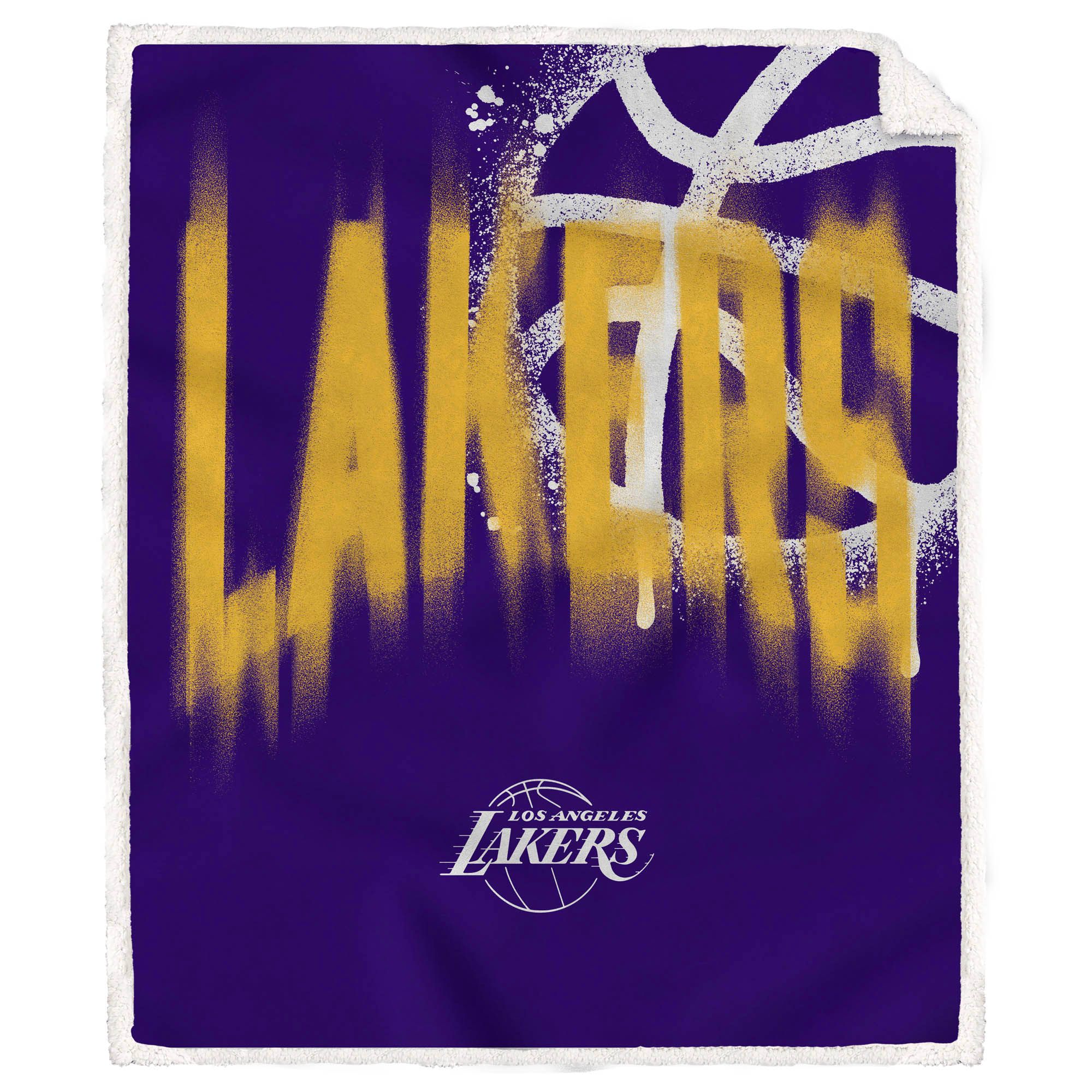Pegasus Sports Adult Los Angeles Lakers Worn With Obsession End Of An Era Blanket