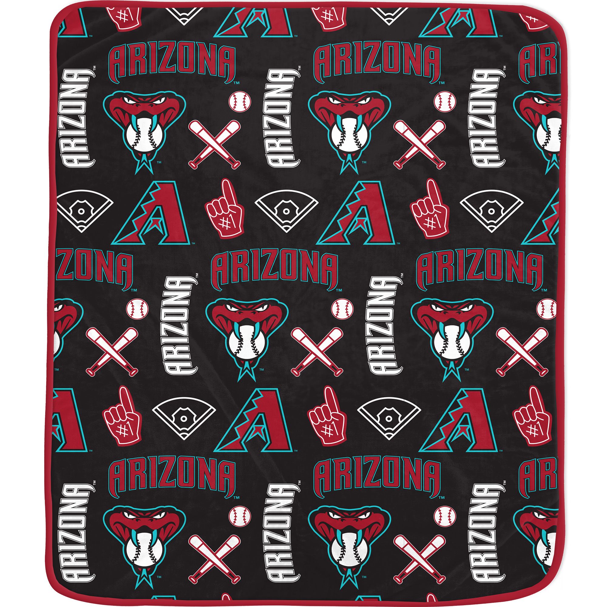 Pegasus Sports Arizona Diamondbacks Cozy Blanket