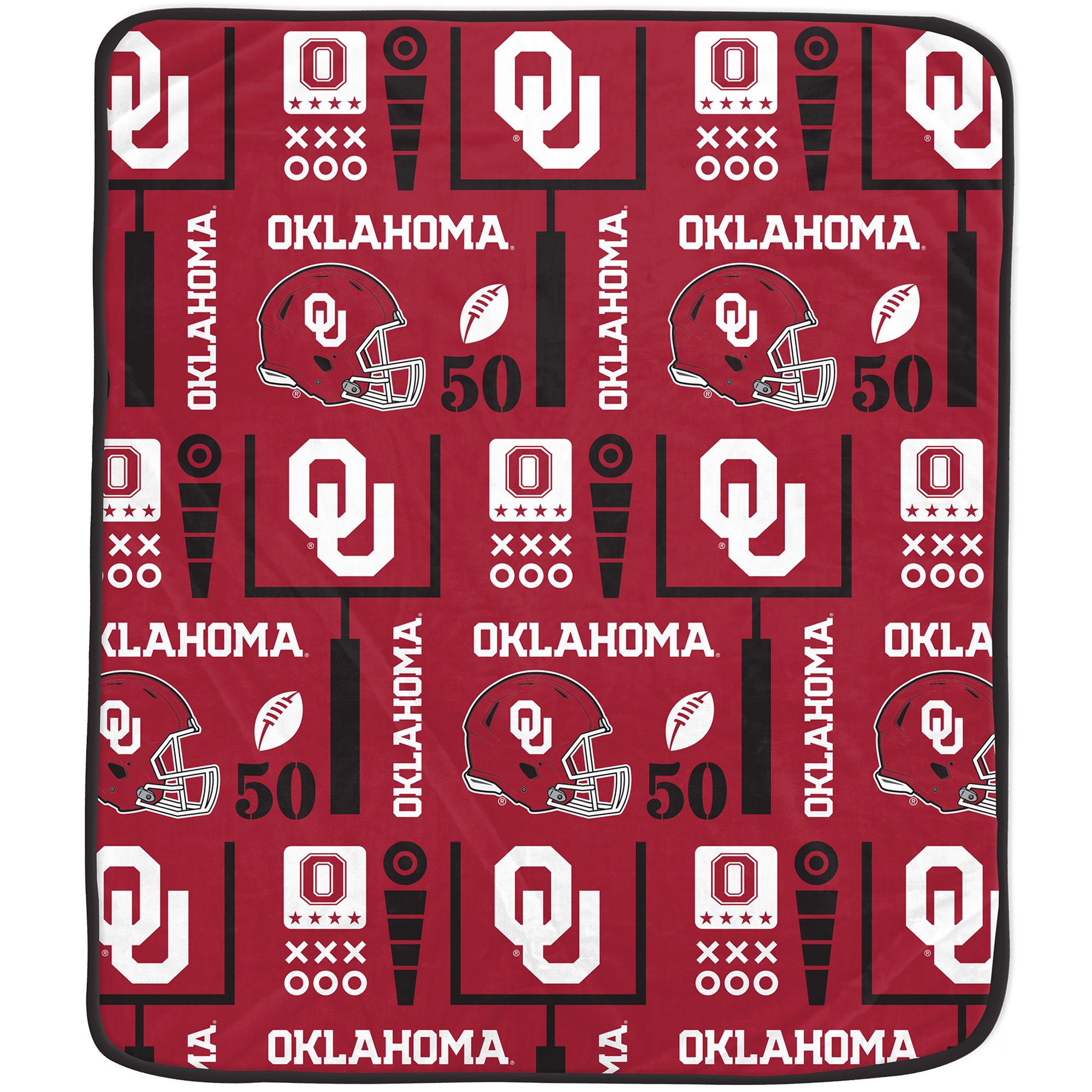 Pegasus Sports Oklahoma Sooners Cozy Blanket