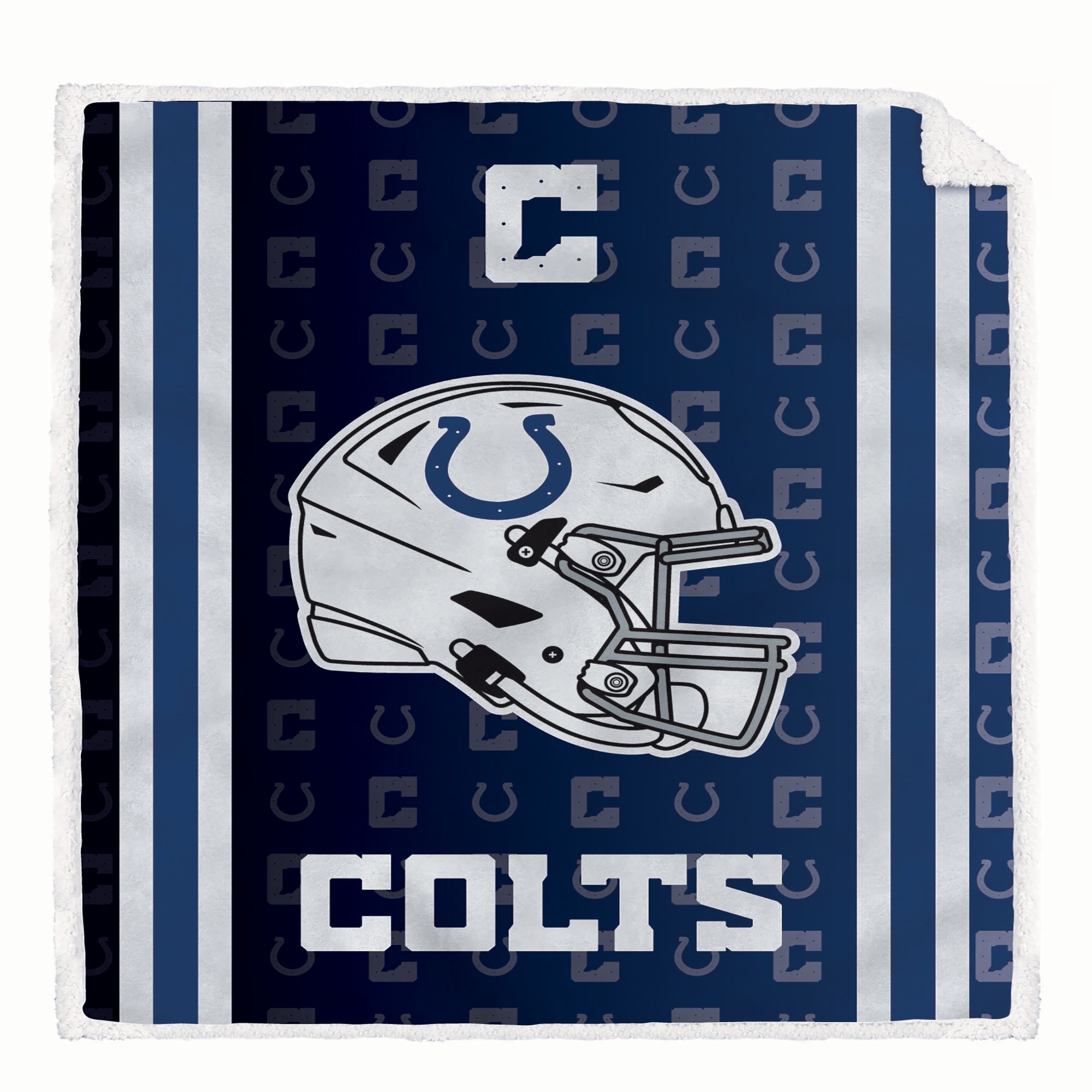 Pegasus Sports Indianapolis Colts Sherpa Blanket