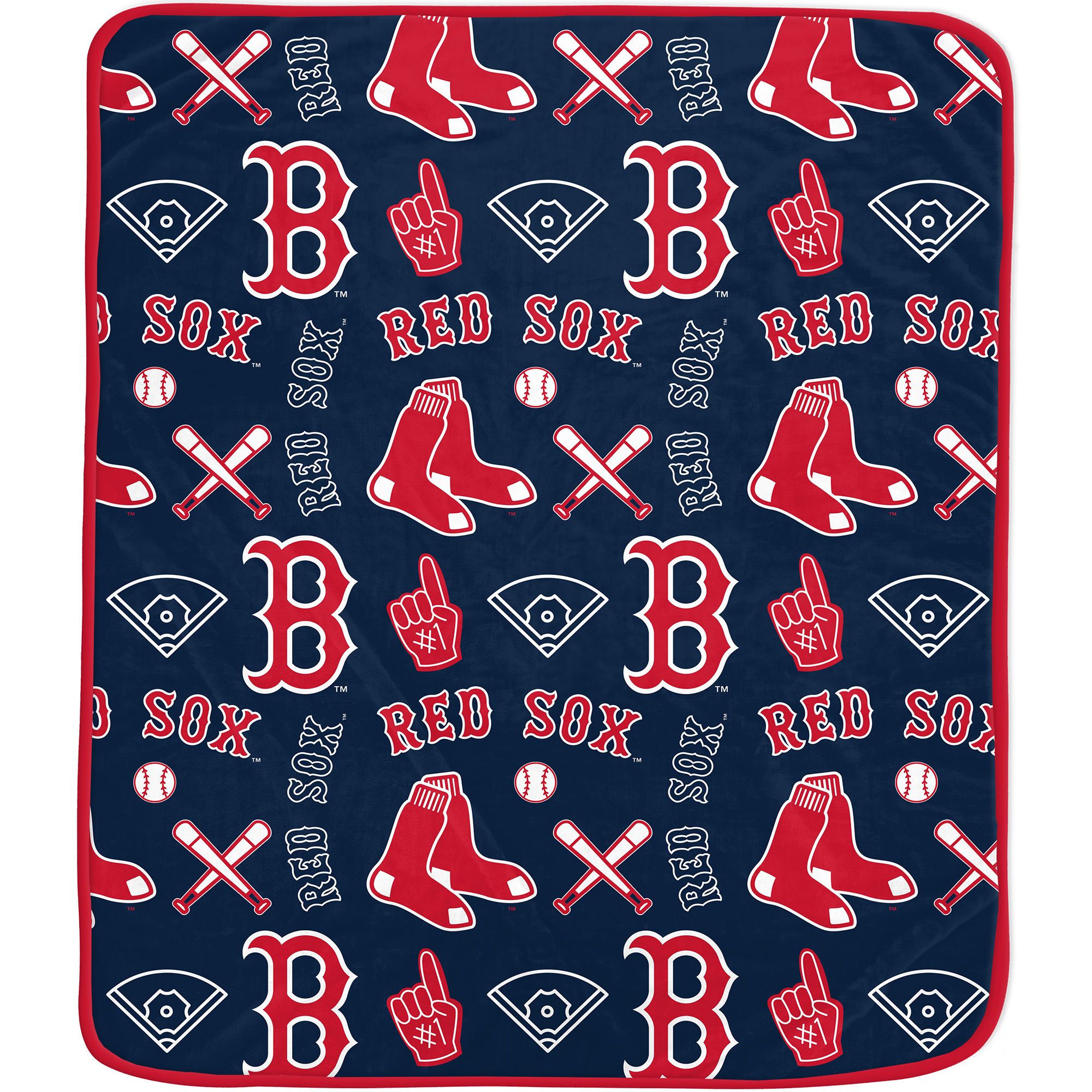 Pegasus Sports Boston Red Sox Cozy Blanket