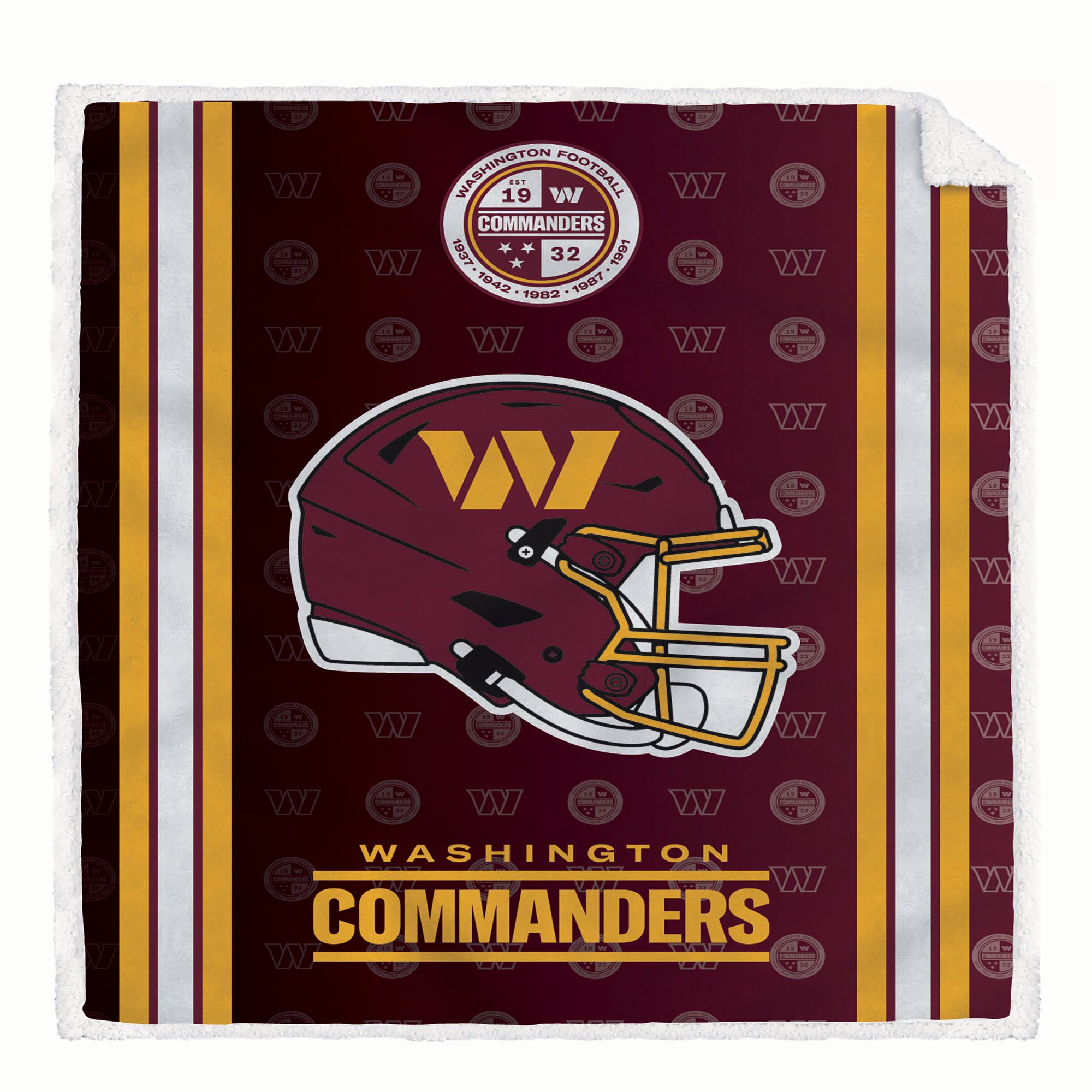 Pegasus Sports Washington Commanders Sherpa Blanket