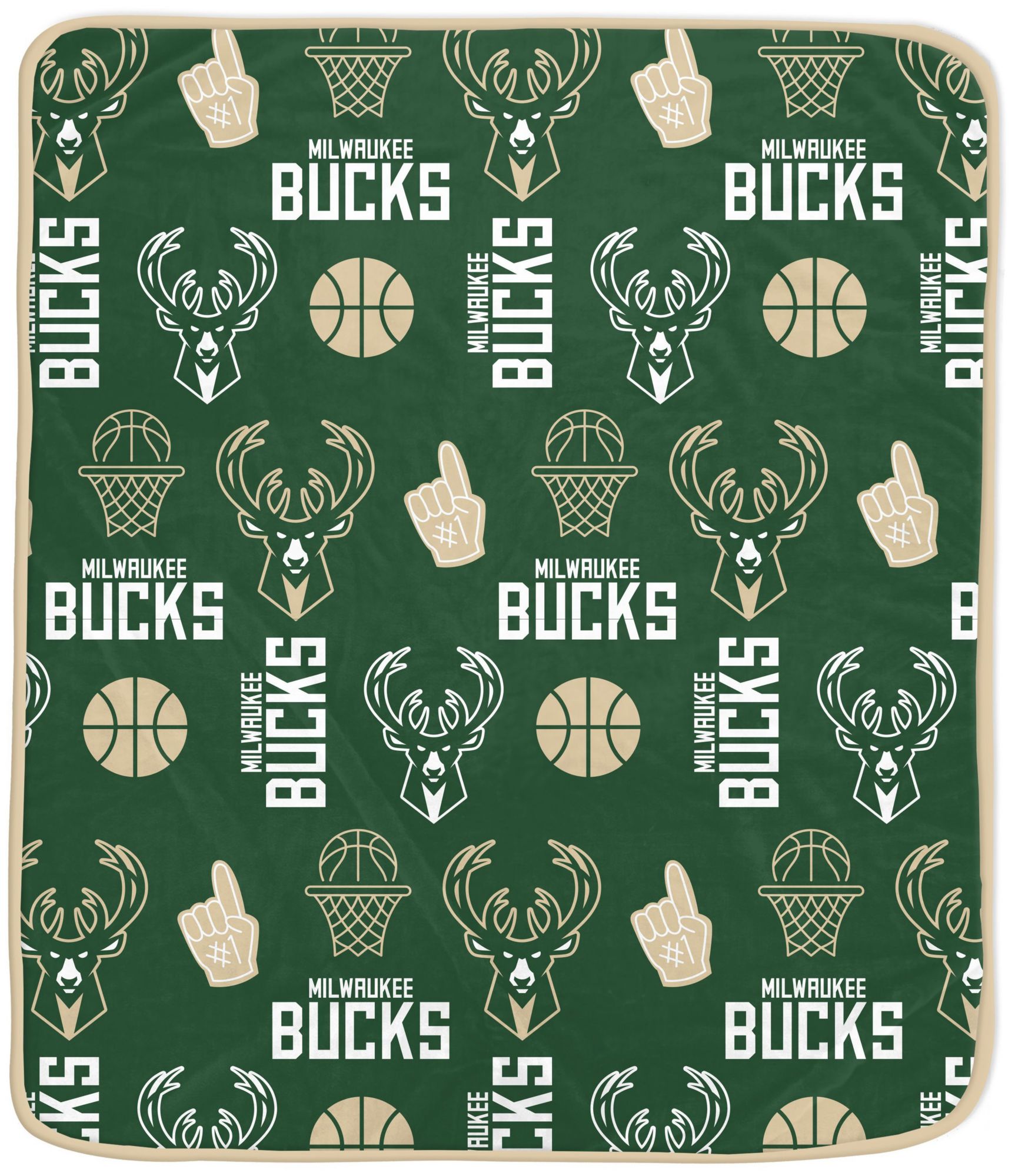 Pegasus Sports Milwaukee Bucks Cozy Blanket