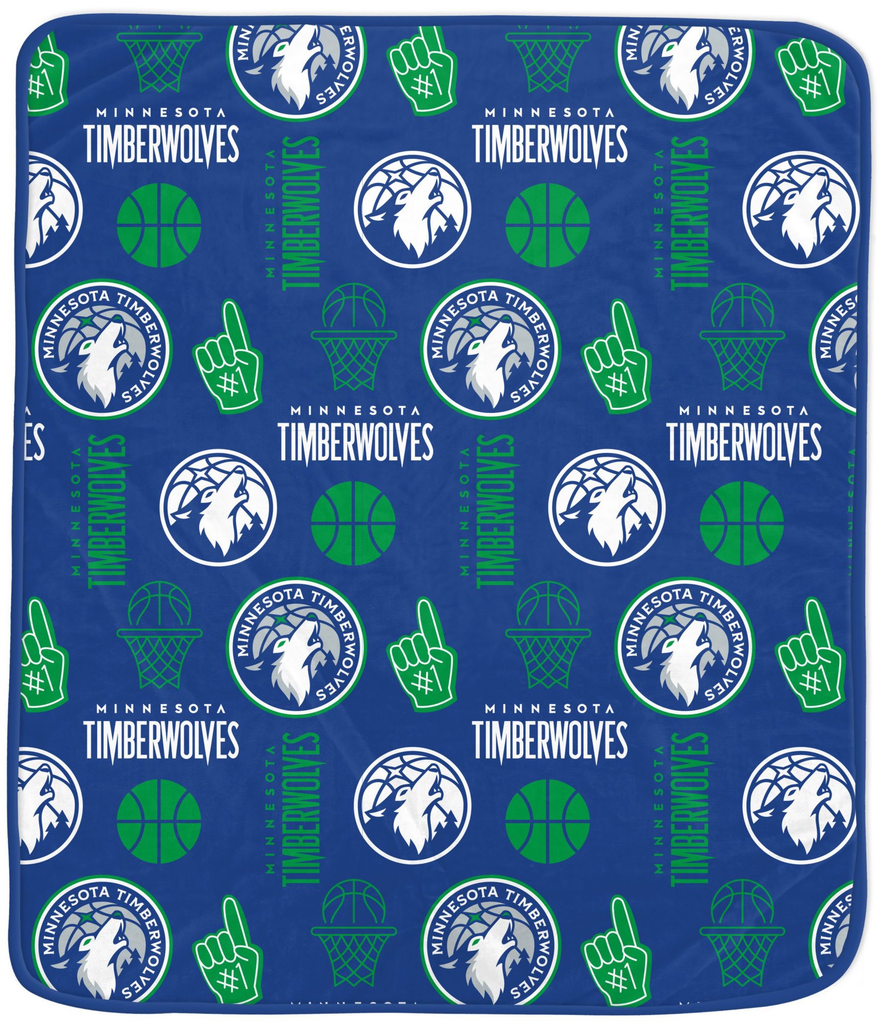 Pegasus Sports Minnesota Timberwolves Cozy Blanket