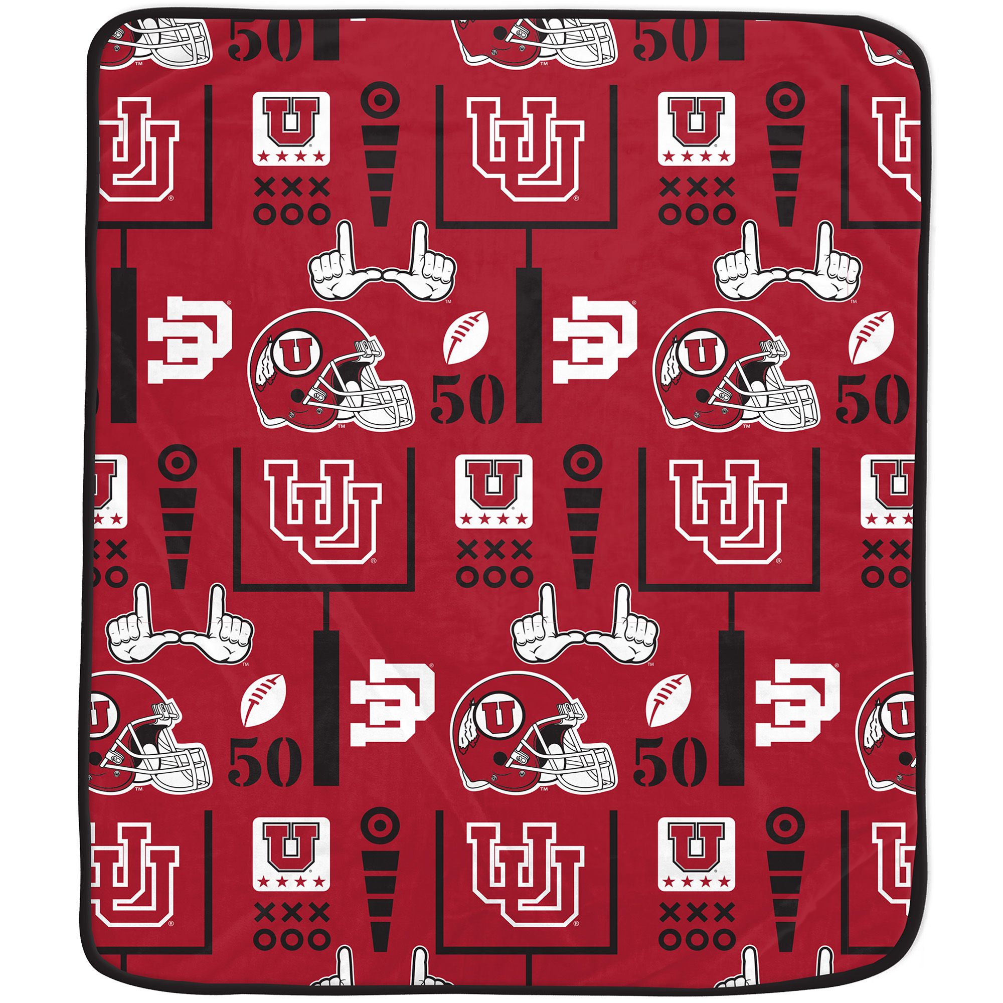 Pegasus Sports Utah Utes Cozy Blanket